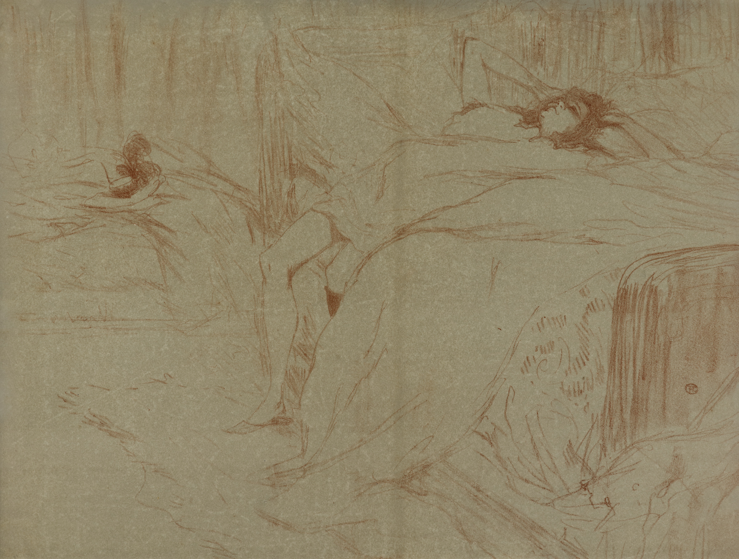 Elles: Woman Lying on her Back, Lassitude (Femme sur le dos; Lassitude)