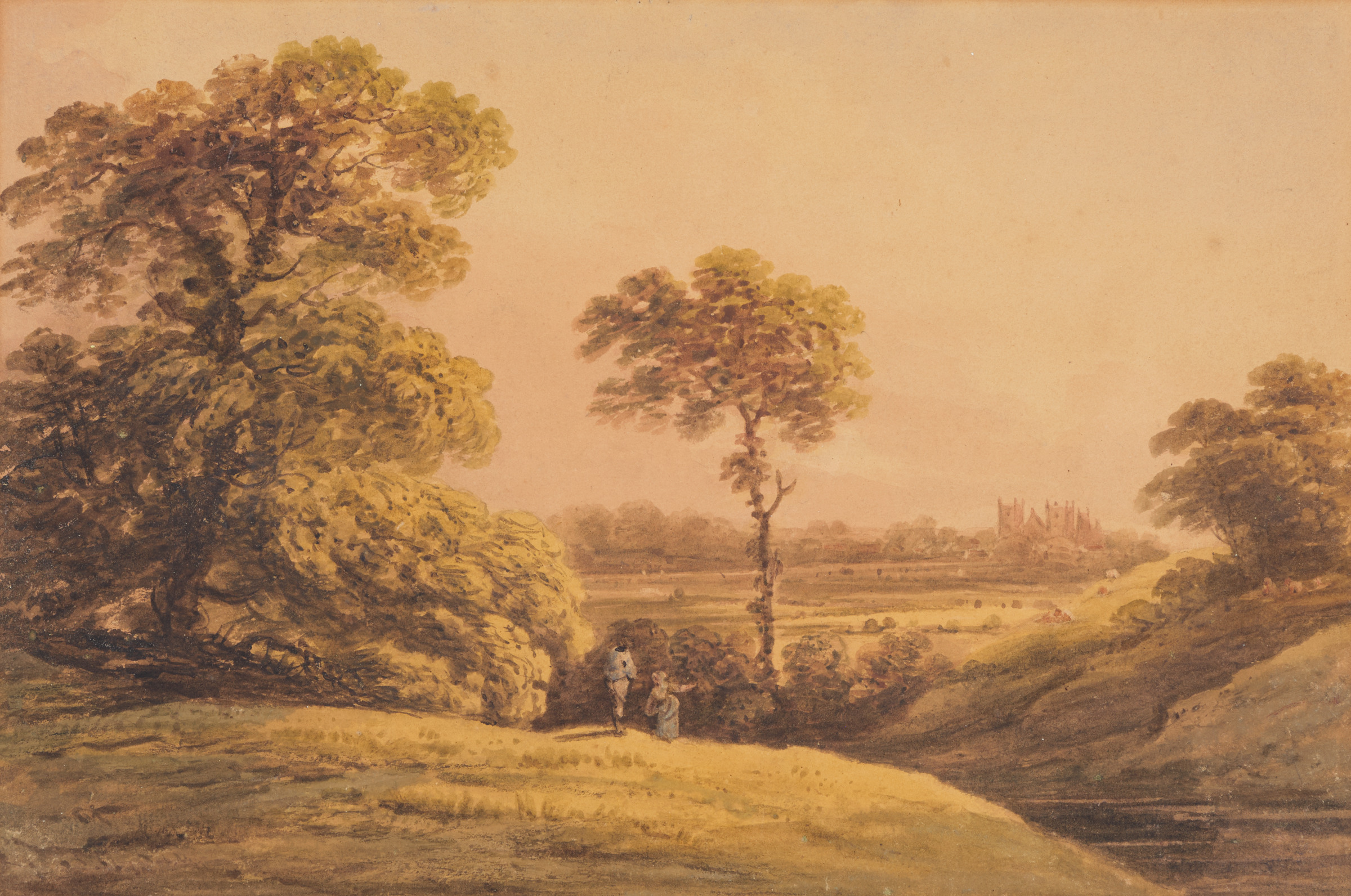 Landscape with Golden Trees