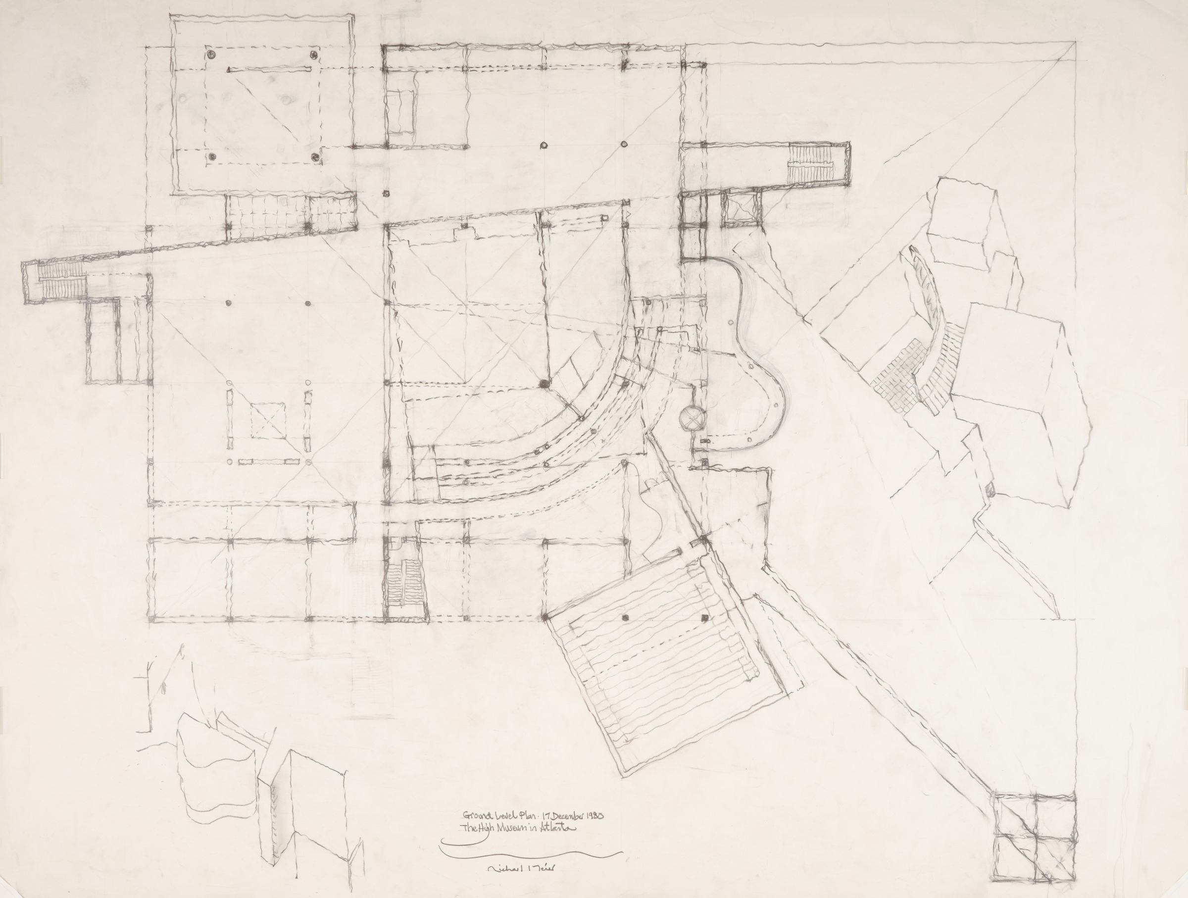 Ground Level Plan of High Museum