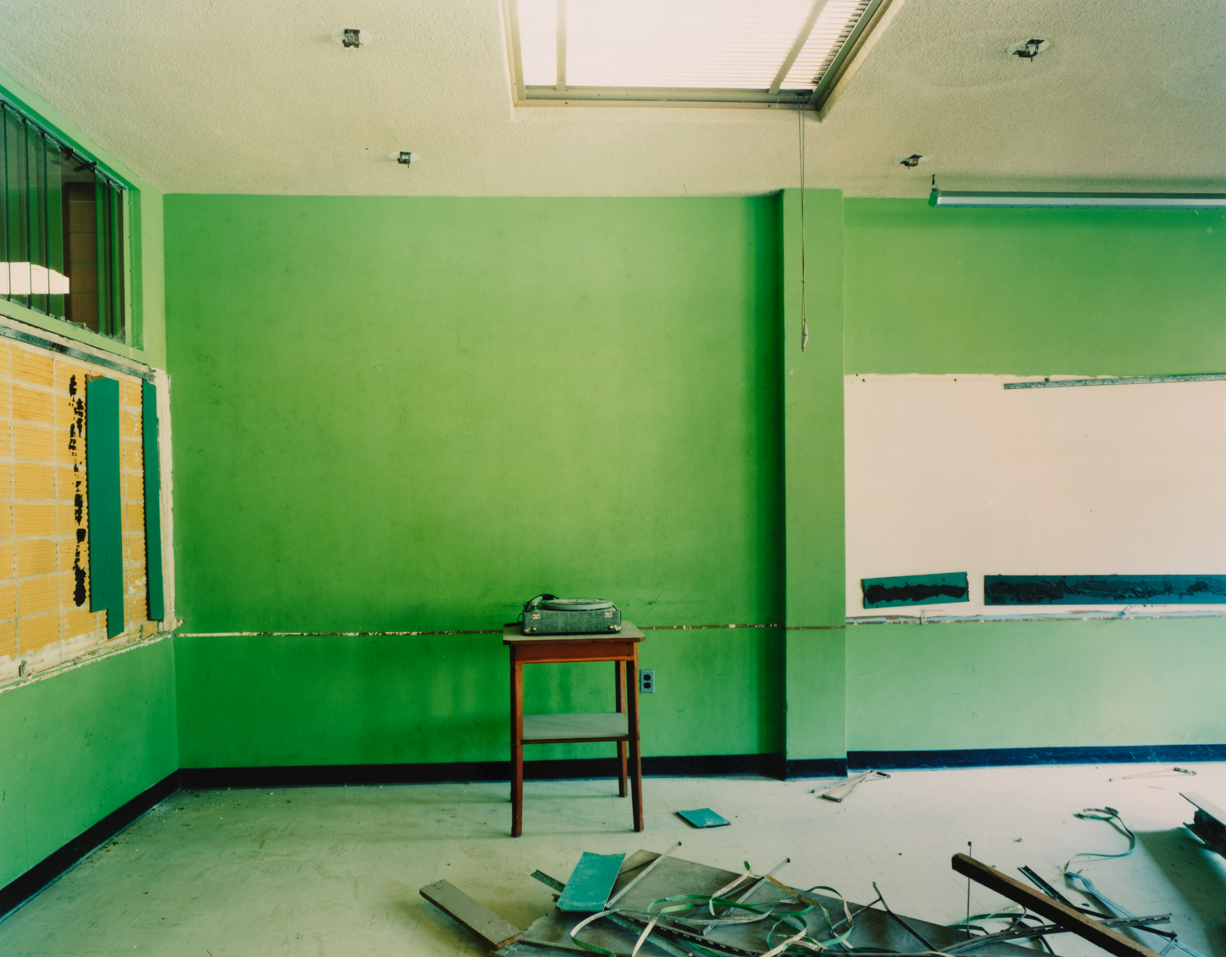 Green Room with Record Player (Georgia School for the Deaf, Cave Springs, GA)