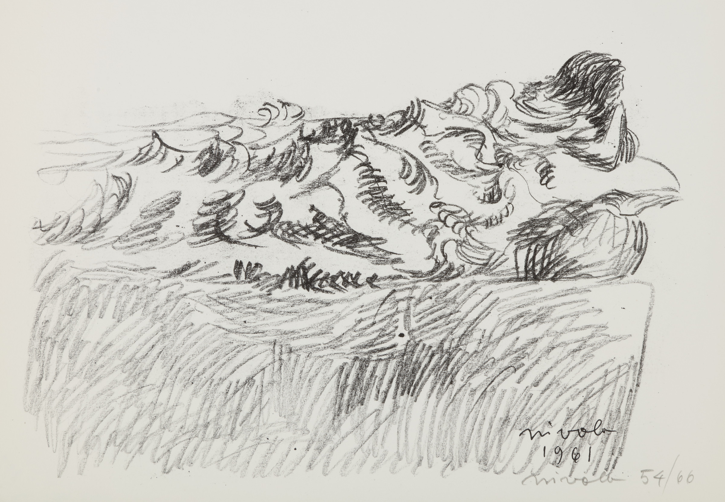 Woman on Bed