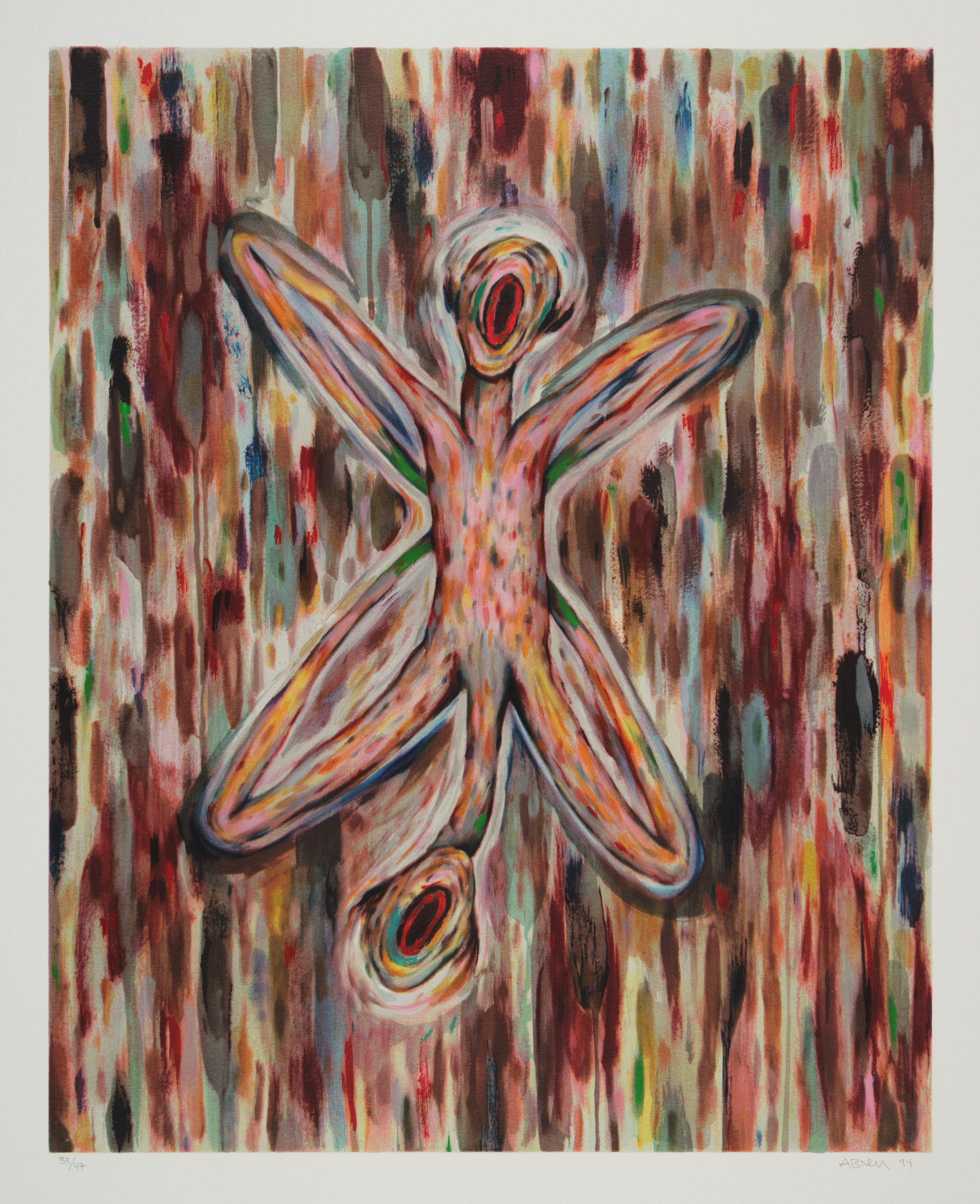 Anguish, from the portfolio of five screenprints “Five”