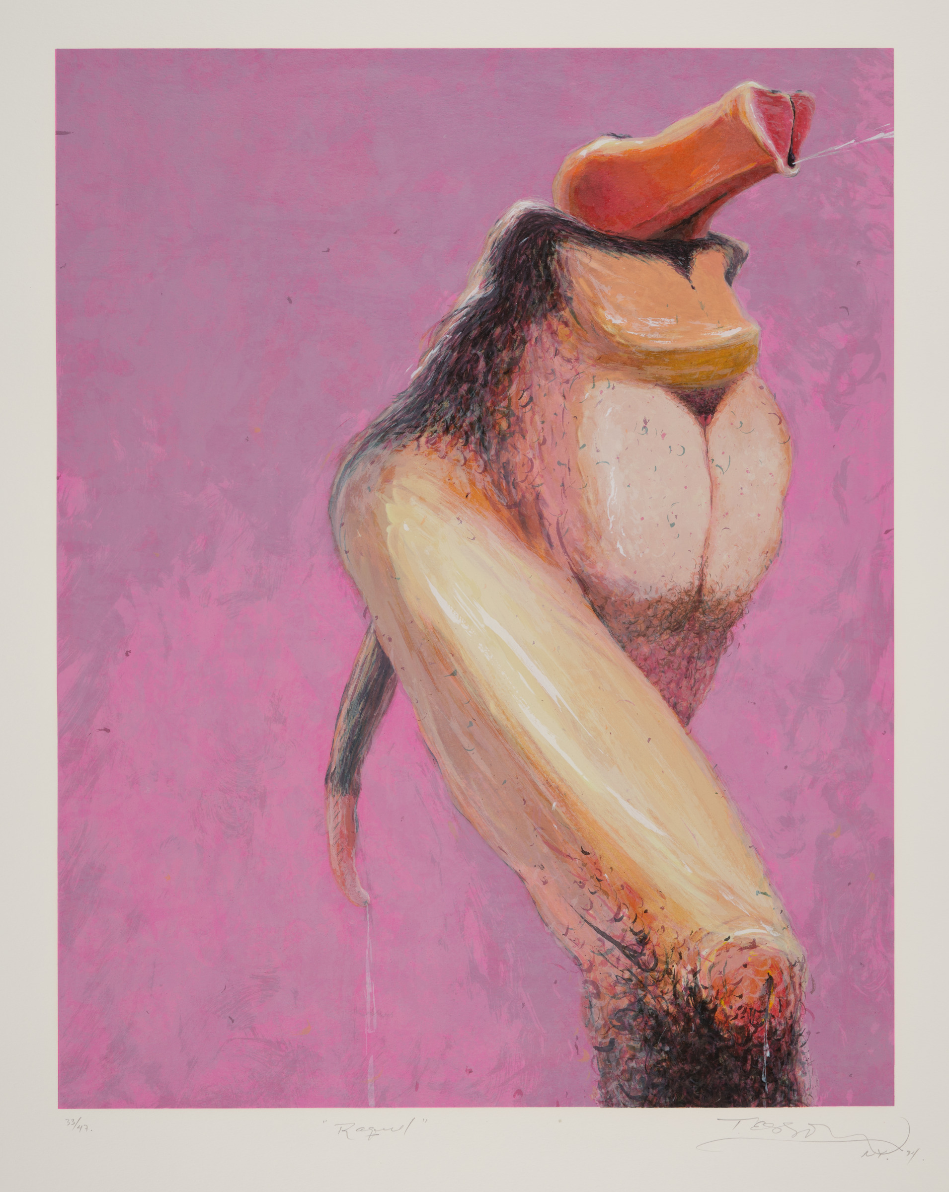 Raquel, from the portfolio of five screenprints “Five”