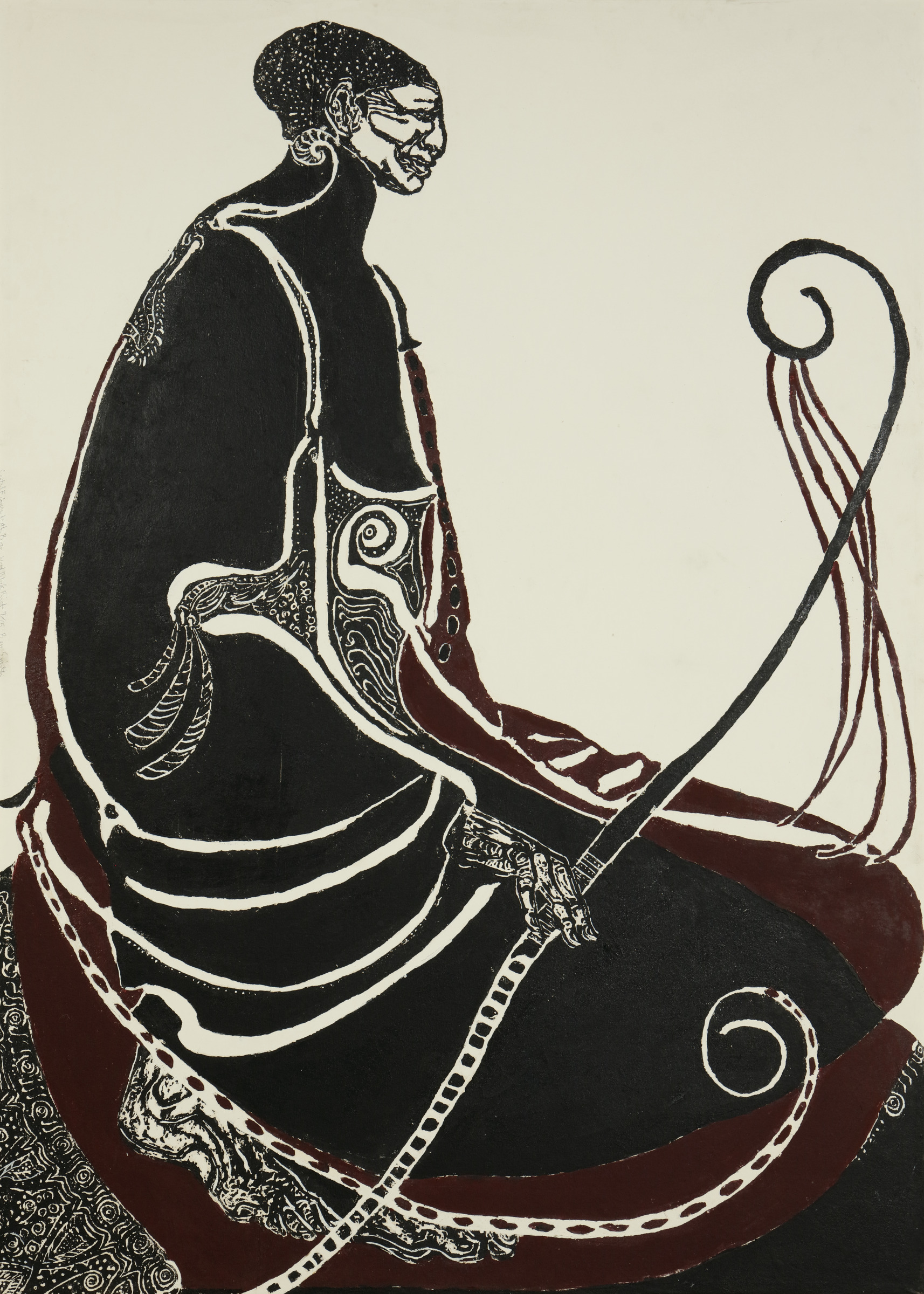 Seated Figure with Bow