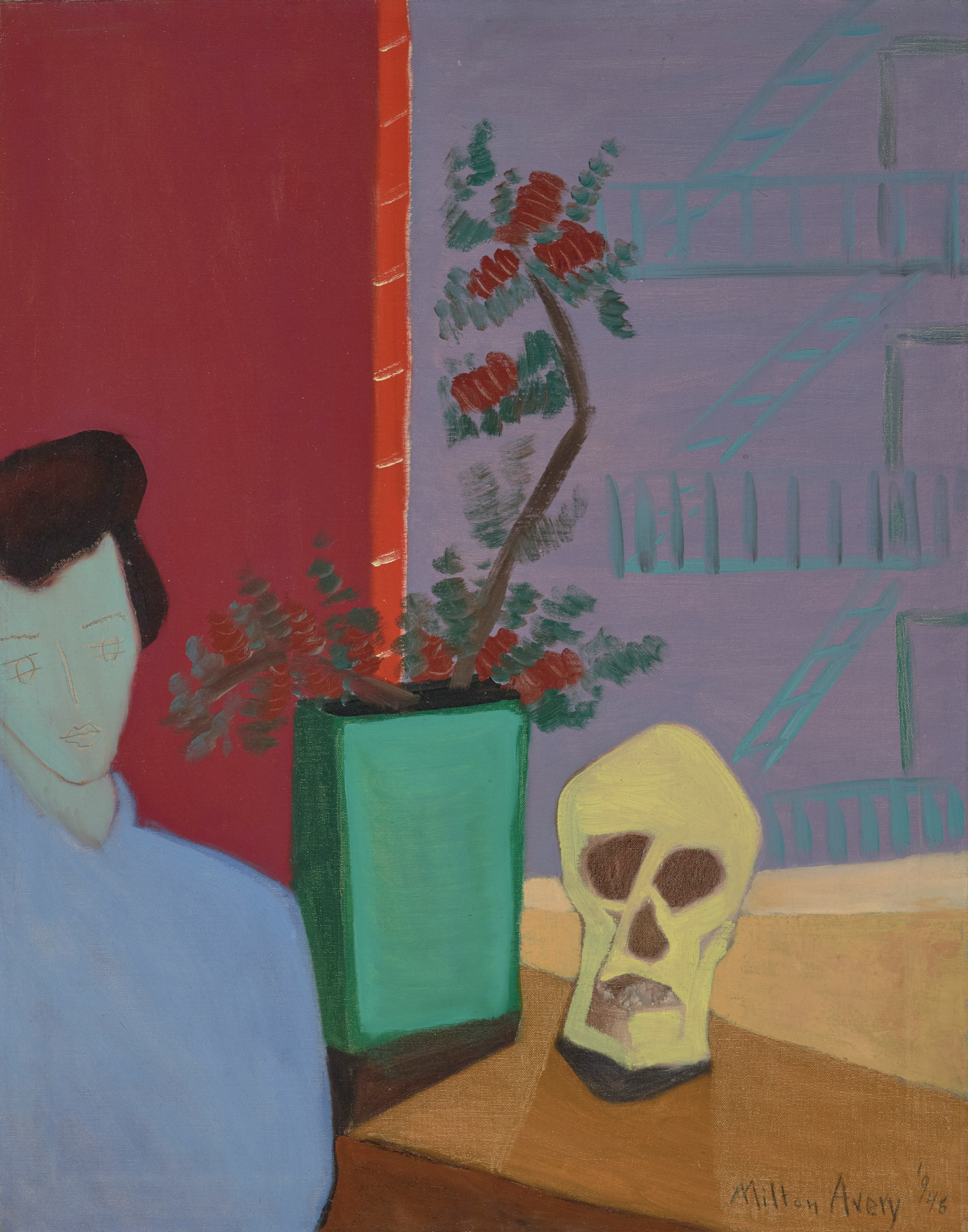 Sally with Skull