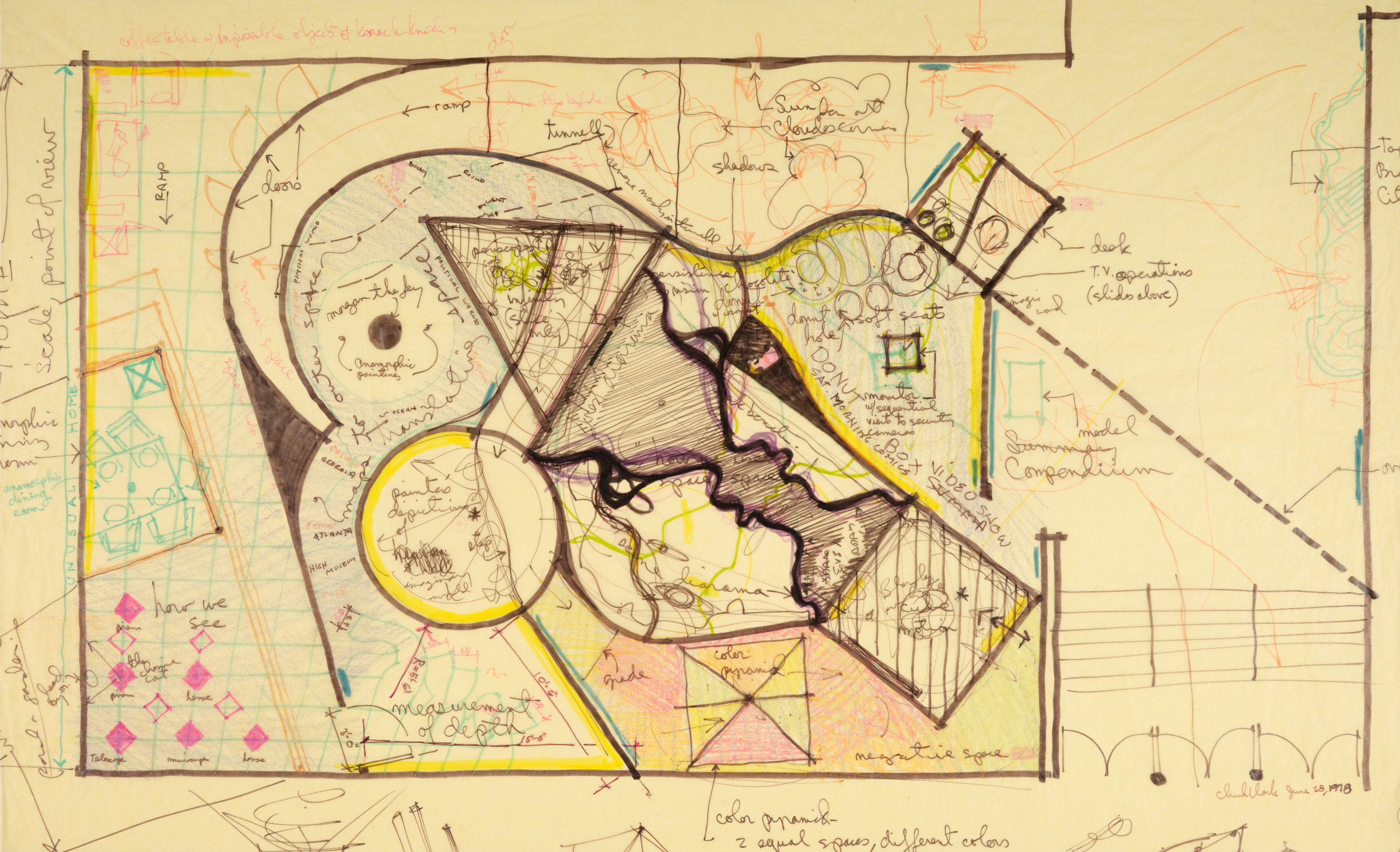 Study for Spaces and Illusions