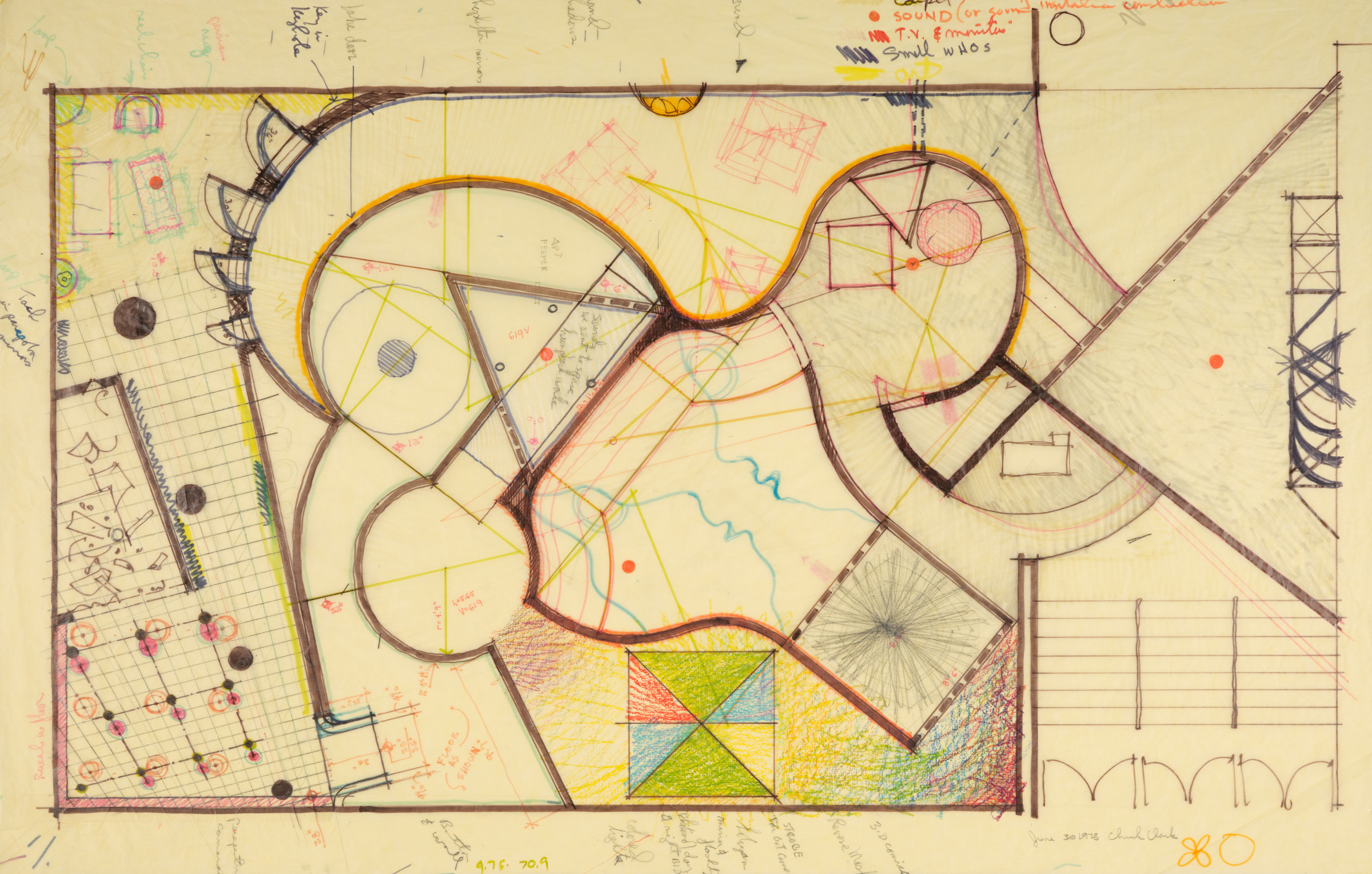 Study for Spaces and Illusions