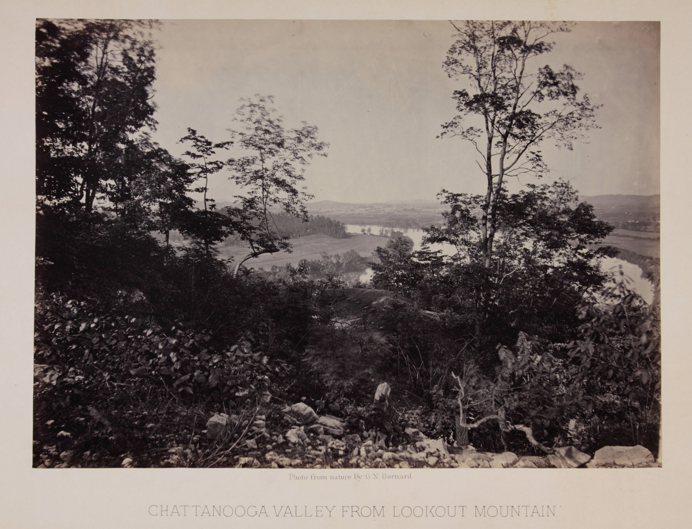 Chattanooga Valley, from Lookout Mountain