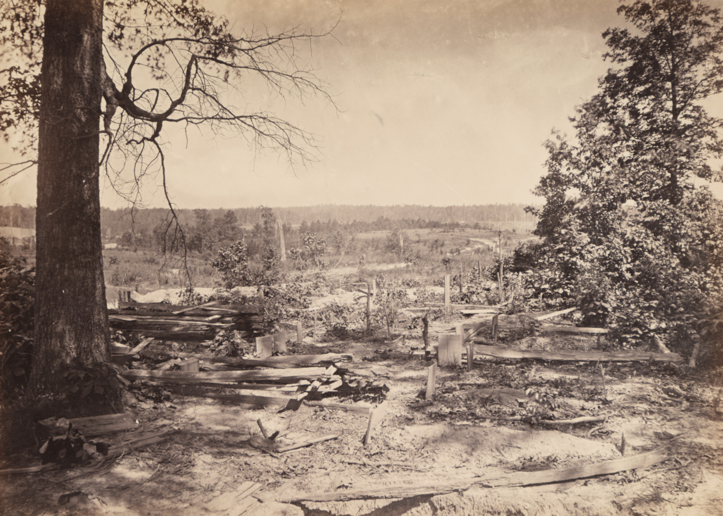 The Battlefield of Peach Tree Creek, Ga. The Battlefield of Peach Tree Creek, Ga.