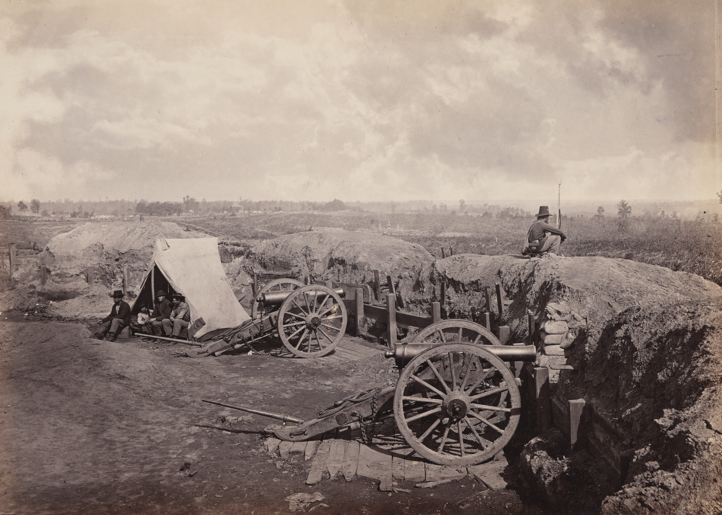 Rebel Works in Front of Atlanta, No.4