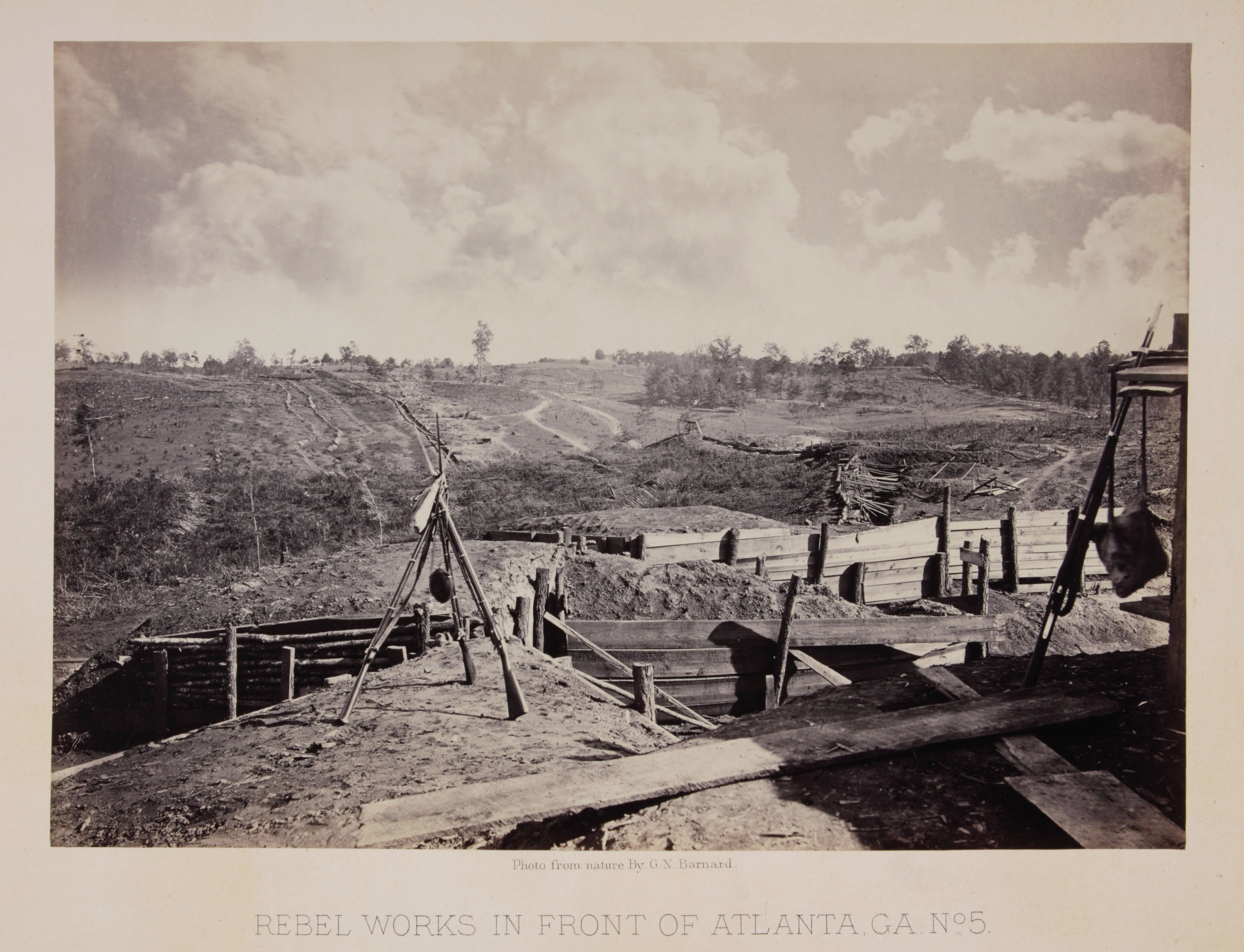 Rebel Works in Front of Atlanta, No.5