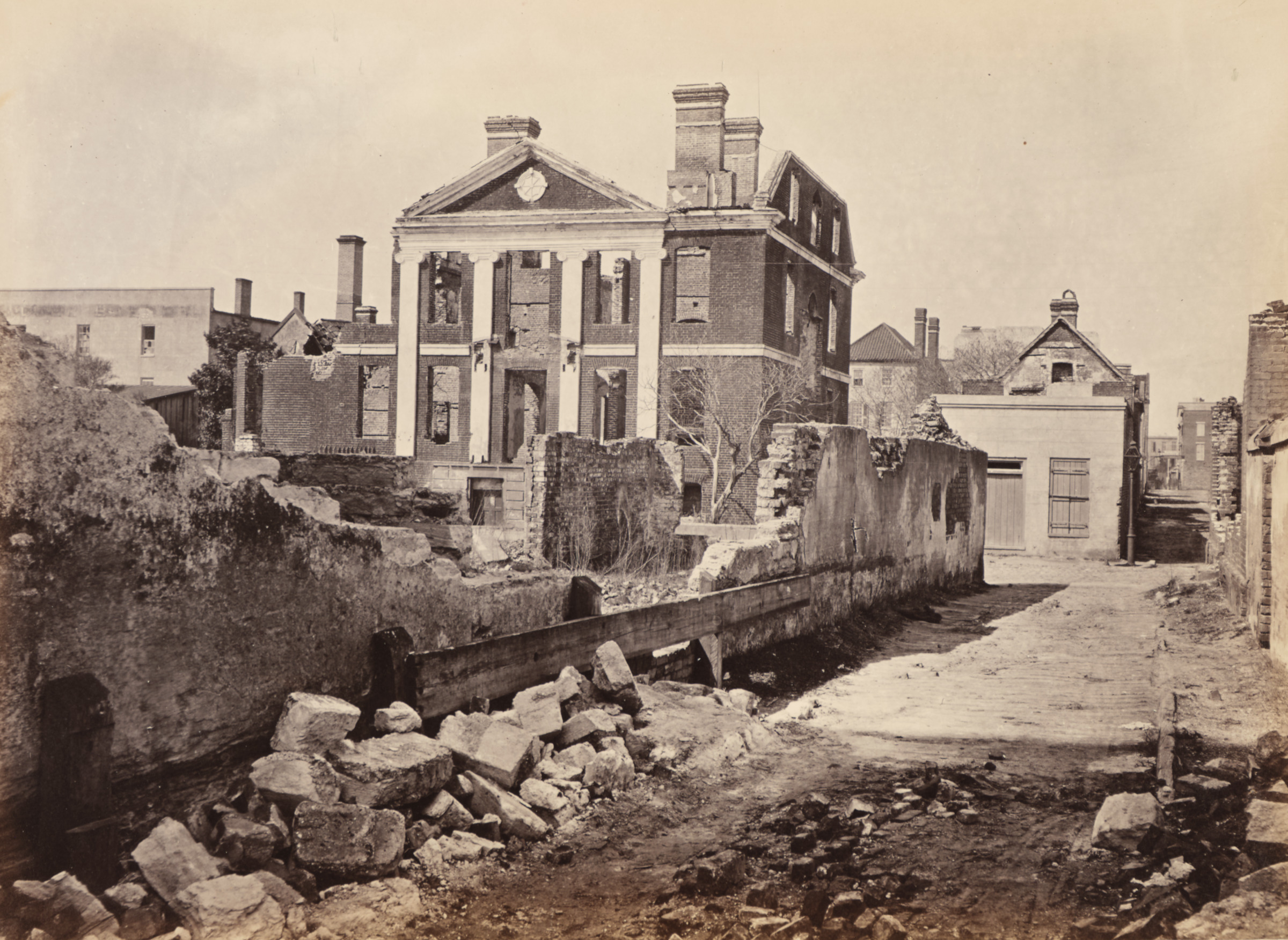 Ruins of the Pinckney Mansion, Charleston