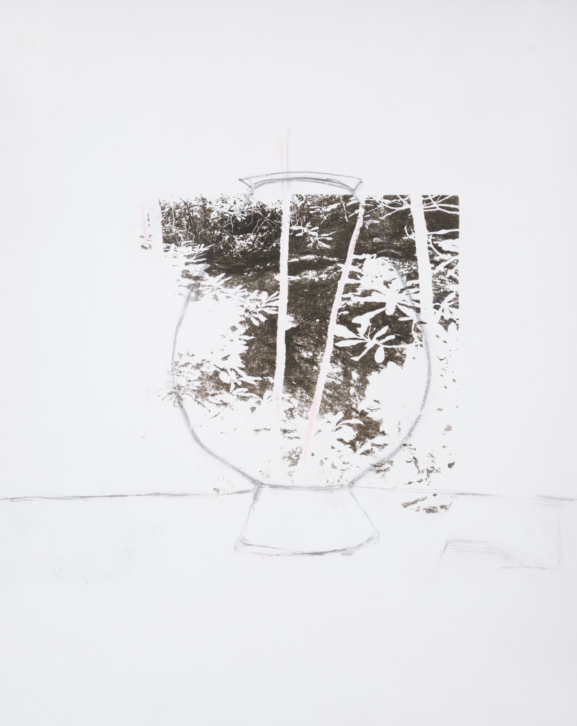 Artifacts from an infamous yet fictitious situation Pot with Pink Lines