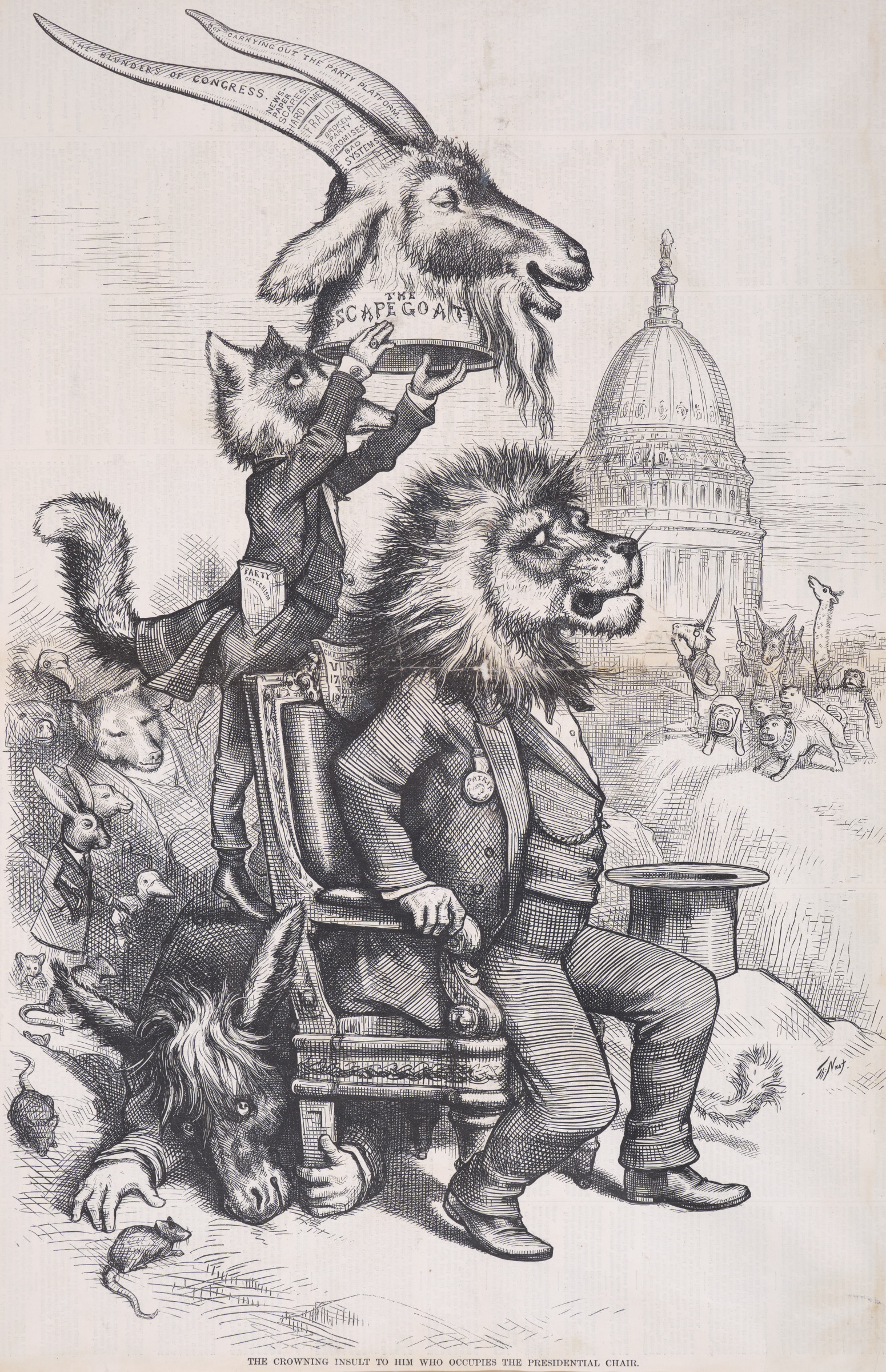 The Crowning Insult to Him Who Occupies the Presidential Chair