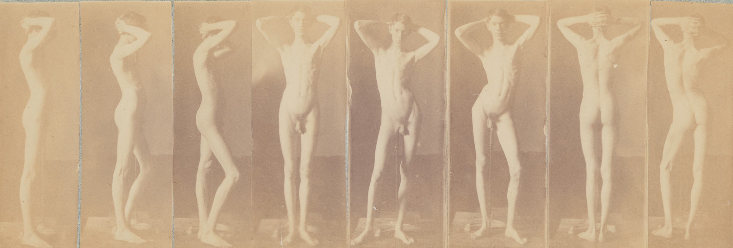 Eight Exposure of a Male Nude Model
