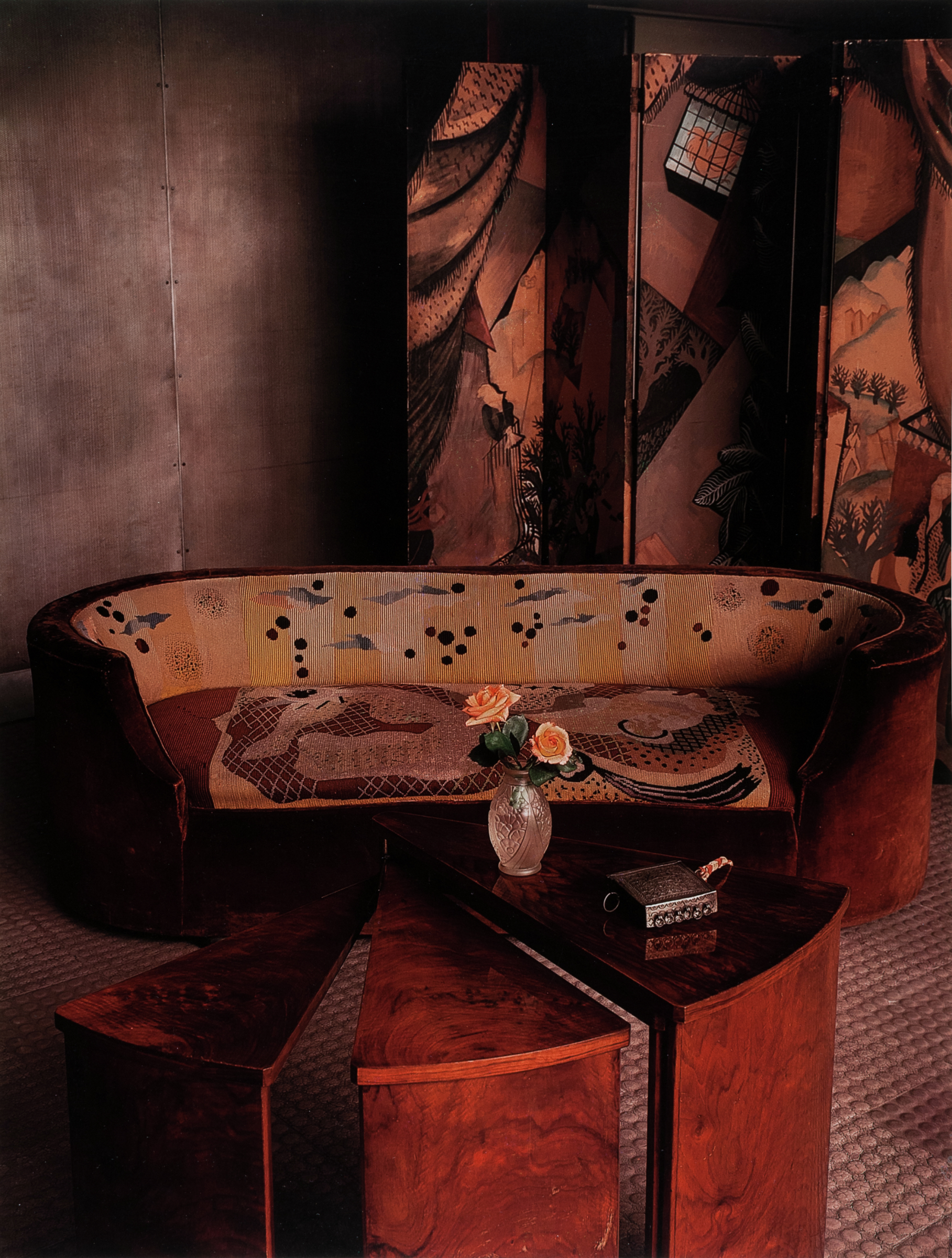 Lurcat Sofa and Screen, Maison de Verre, Paris