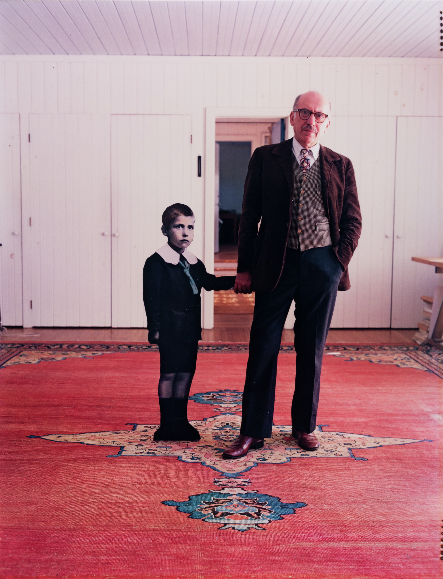 Saul Steinberg, with himself as a Little Boy, Long Island