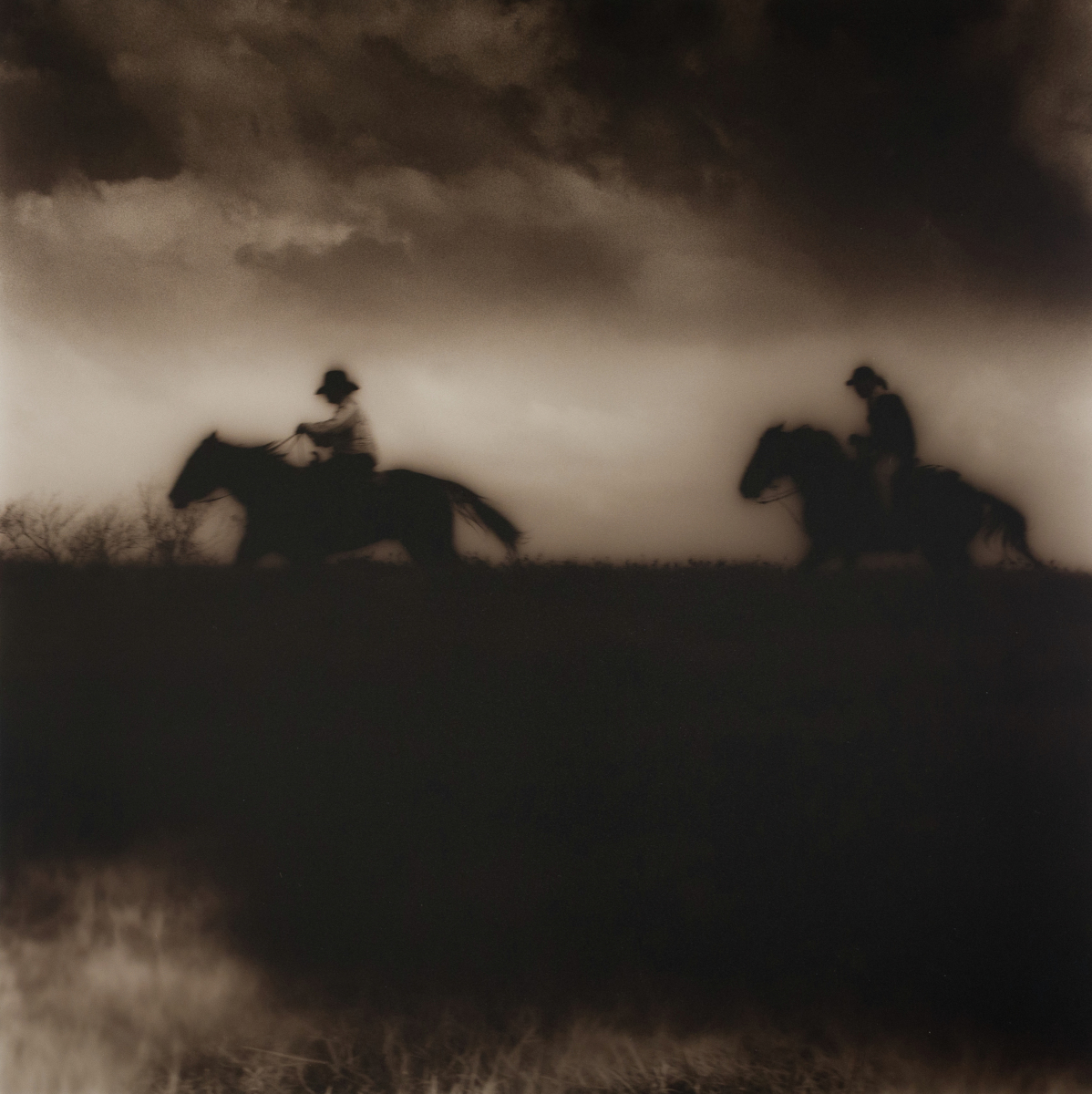 The Riders Across the Levee