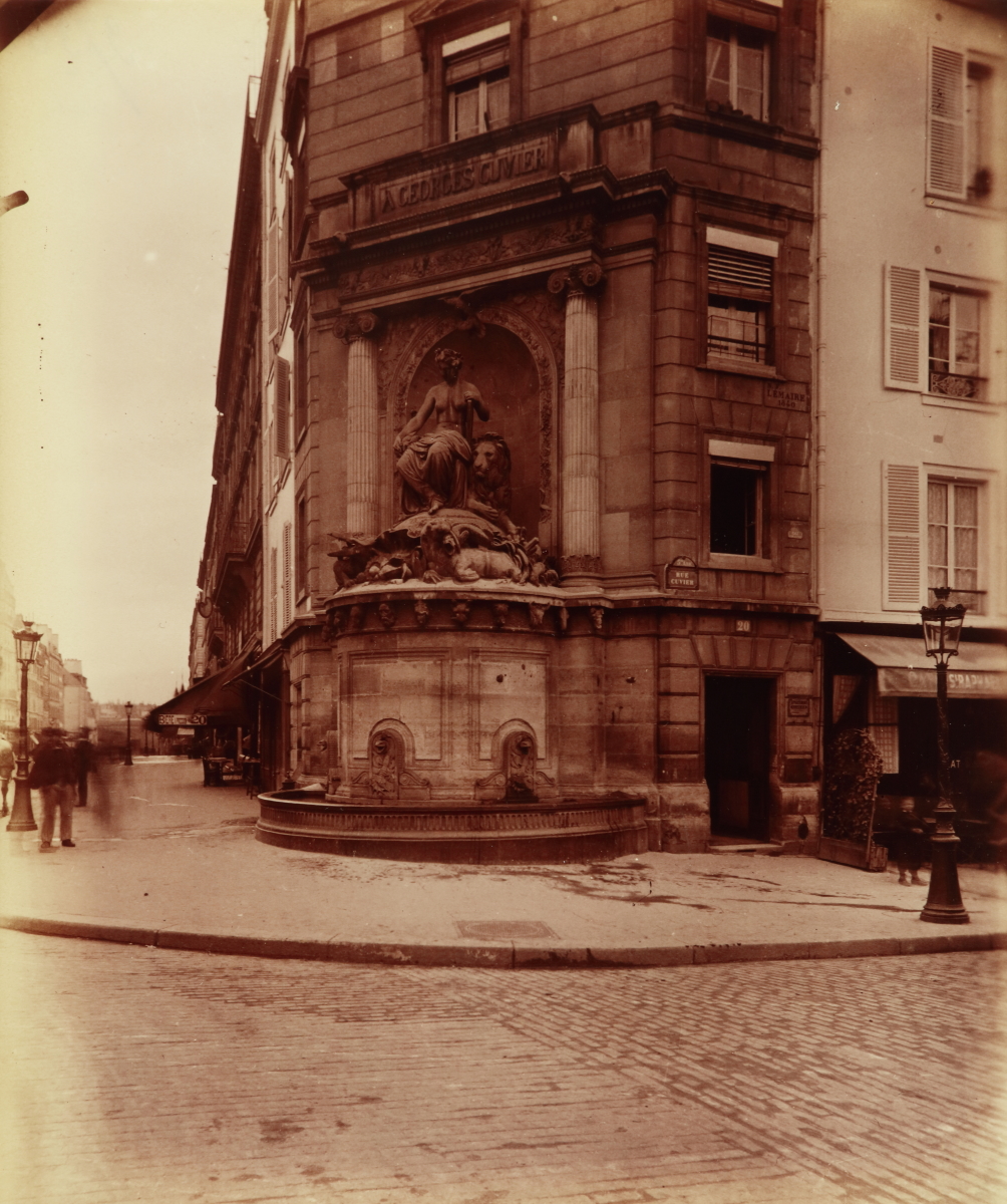 Fontaine Cuvier, Jardin des Plantes 1899 (5e arrondissement)