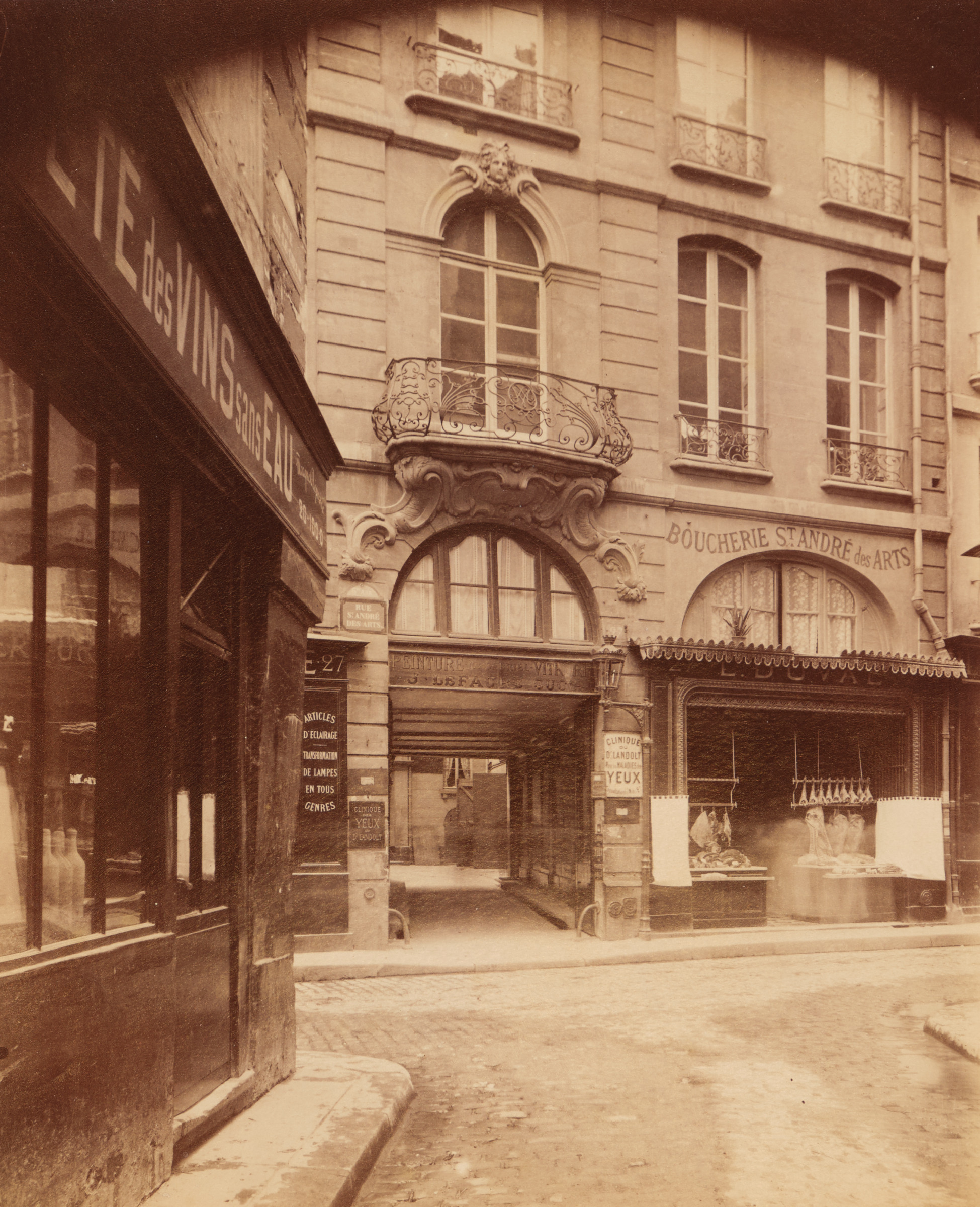 Maison de l’historien André Duchesne-rue Saint- André-des-Arts 27