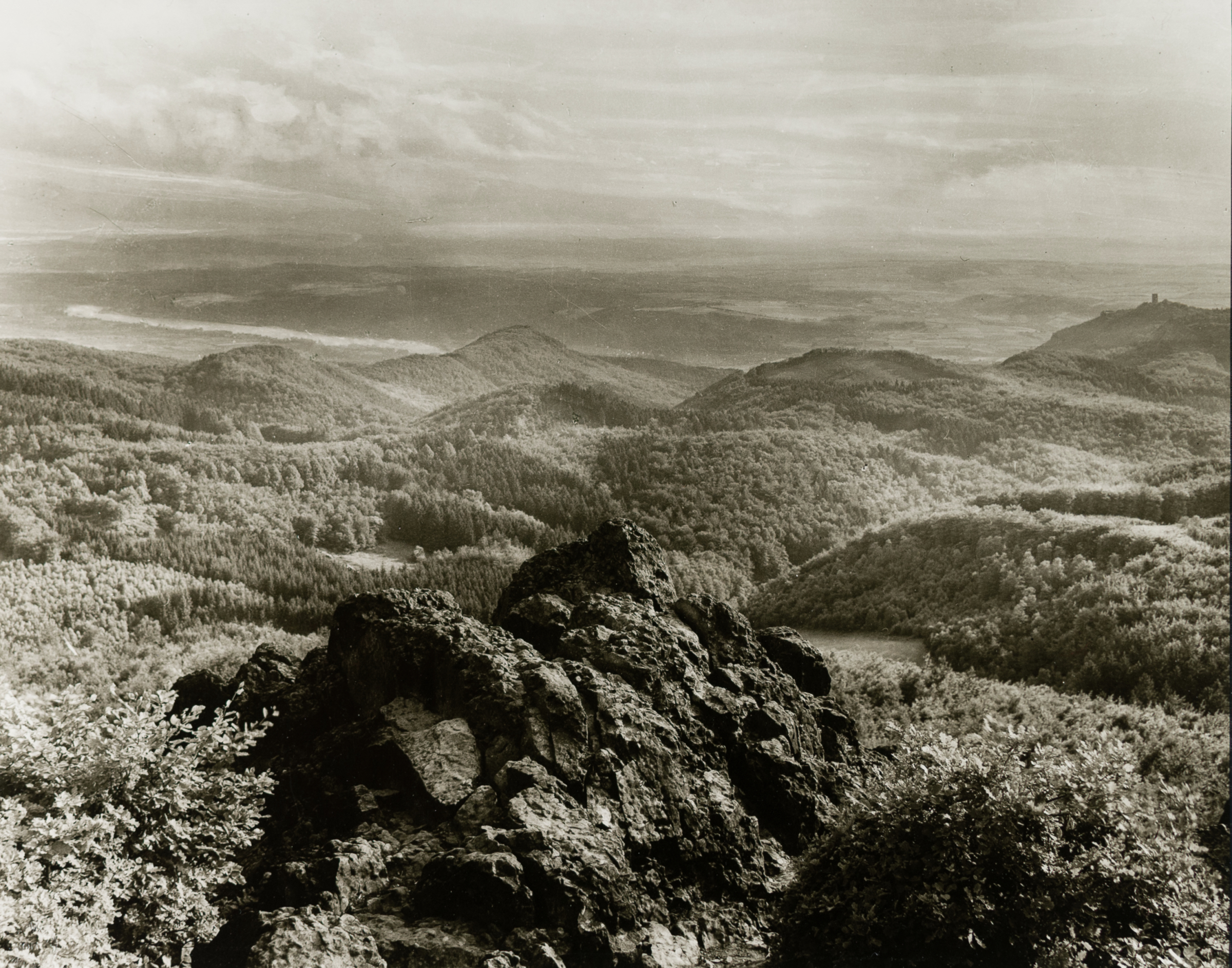 Veiw from the Ölberg with the Rhine Valley in the background