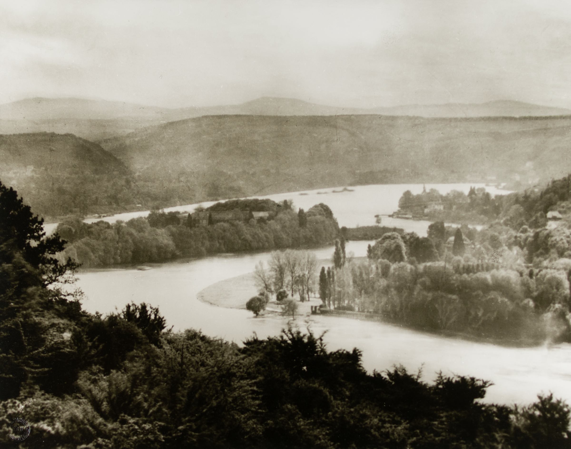 Valley of The Rhine with The Island Nonnewerth