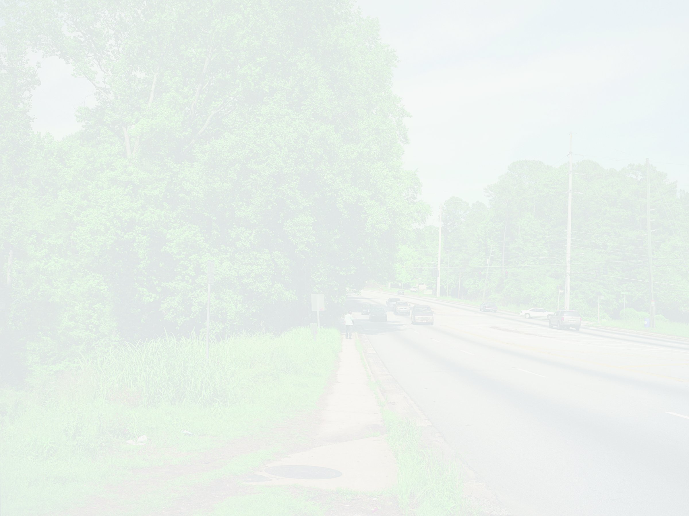 American Night #58, Man under trees looking back, Atlanta