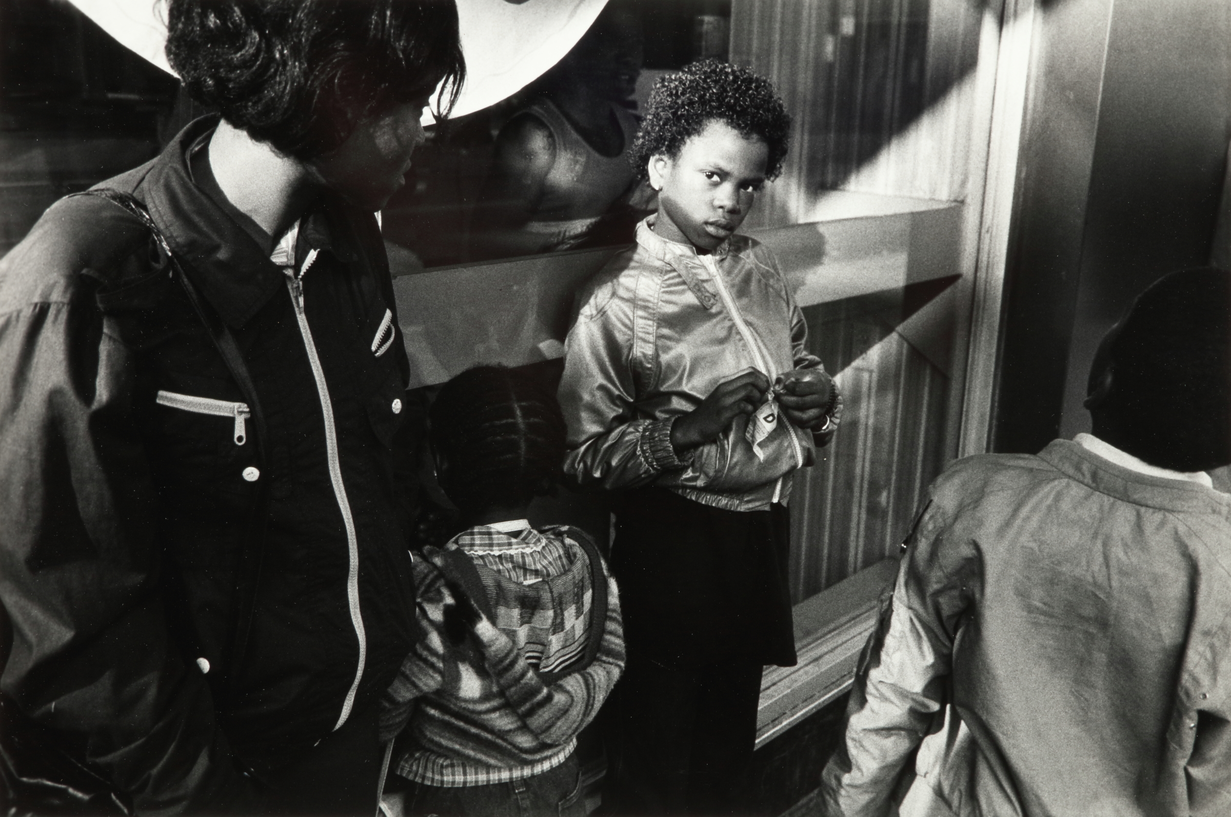 A Woman and Three Children, Syracuse, NY