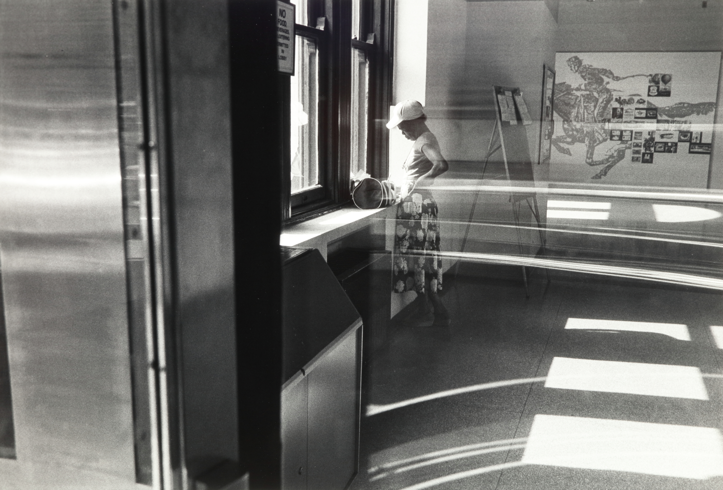 A Woman in the Cadman Plaza Post Office, Brooklyn, NY