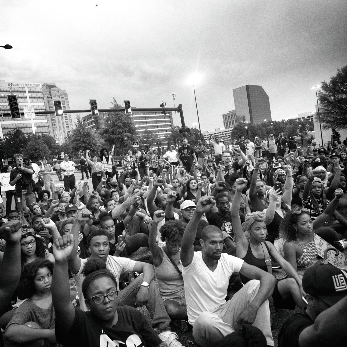 #1960Now_Atlanta_protest in Buckhead: “Atlanta is Ready”  Philando Castile and Alton Sterling Atlanta, GA July 2016