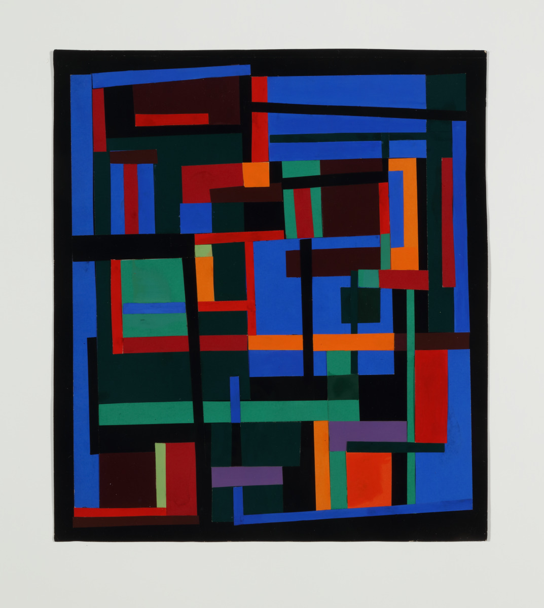 Collage, Colored Paper, 1939