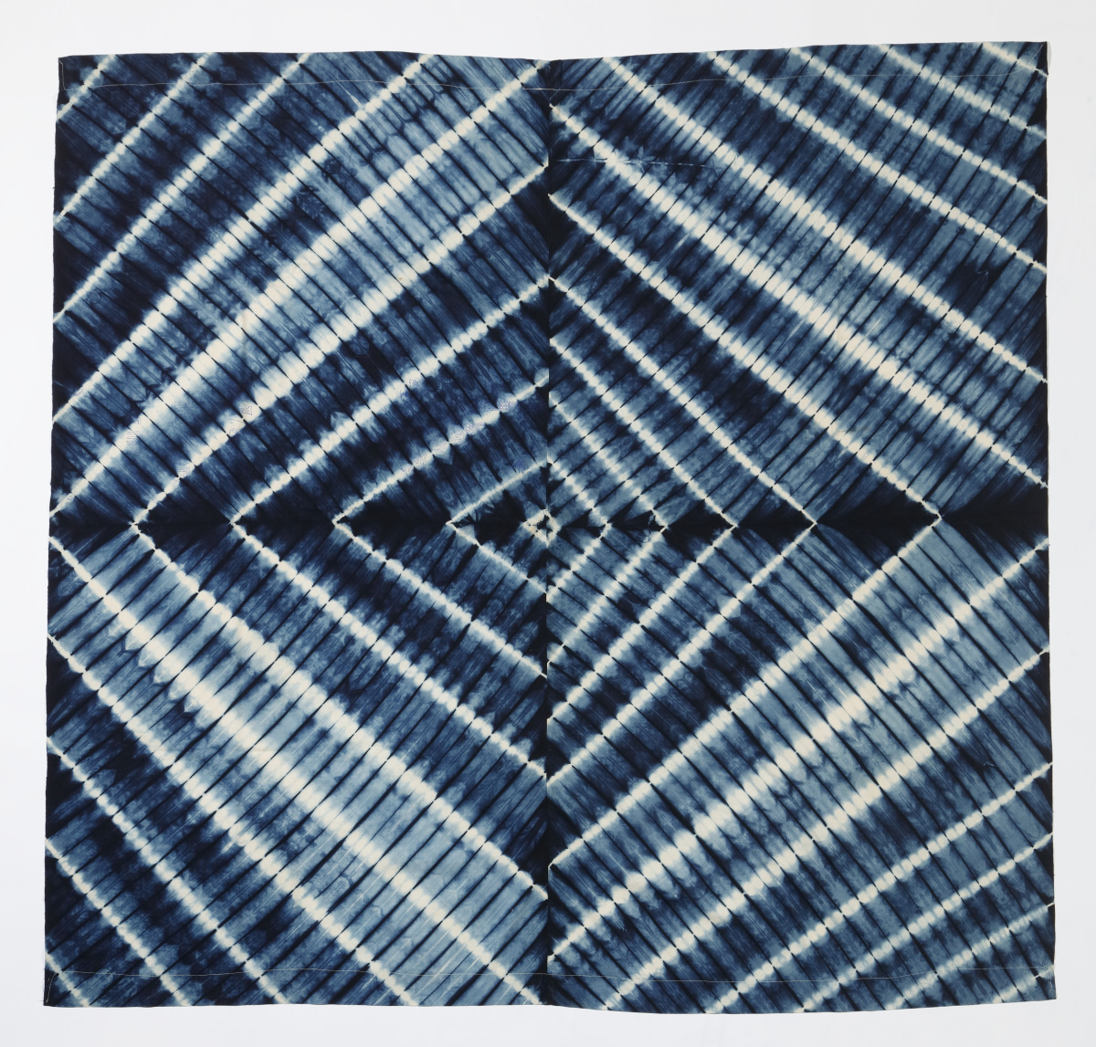 NW28 Indigo attire wrapper “Morgan” pattern