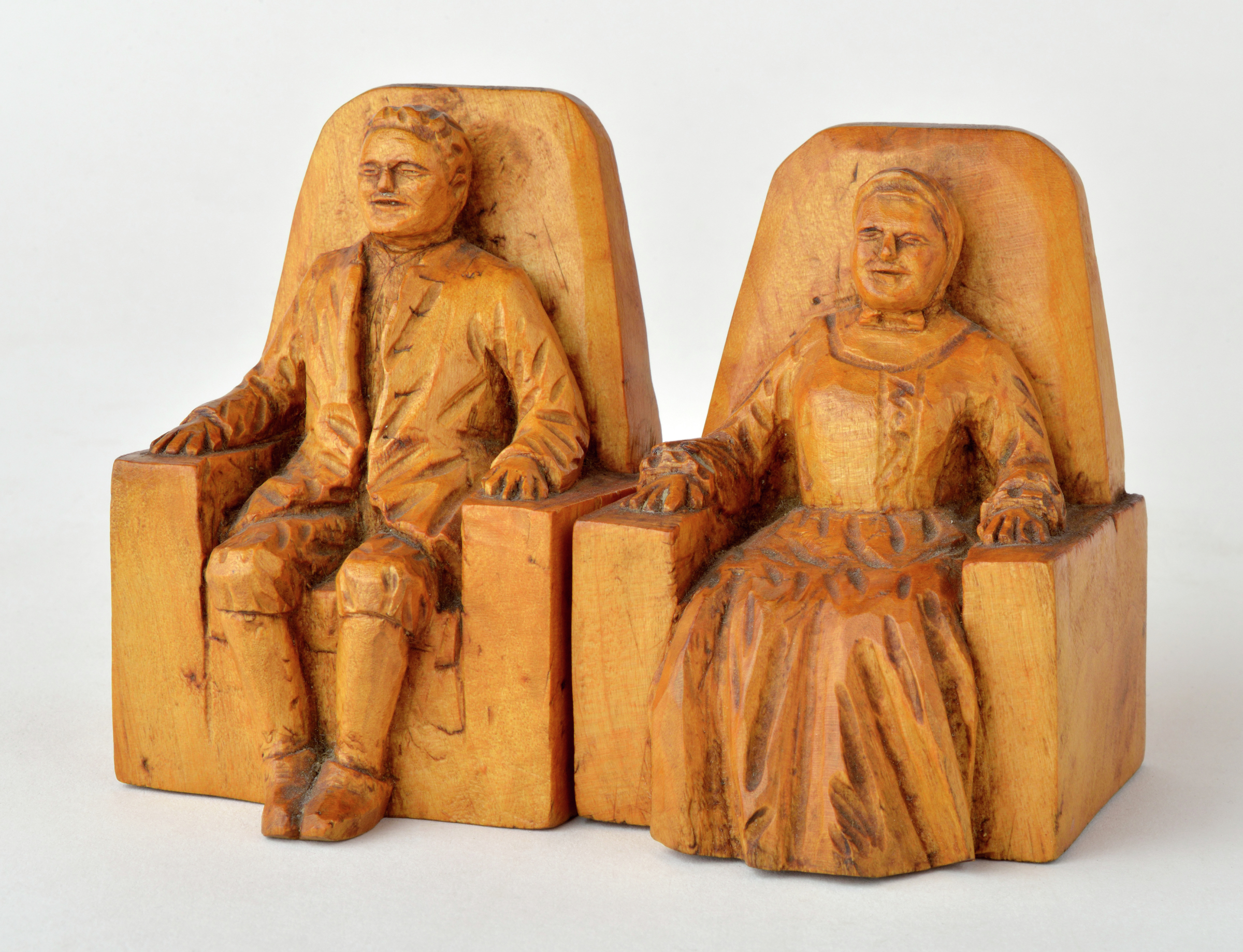 John and Abigail Adams book ends