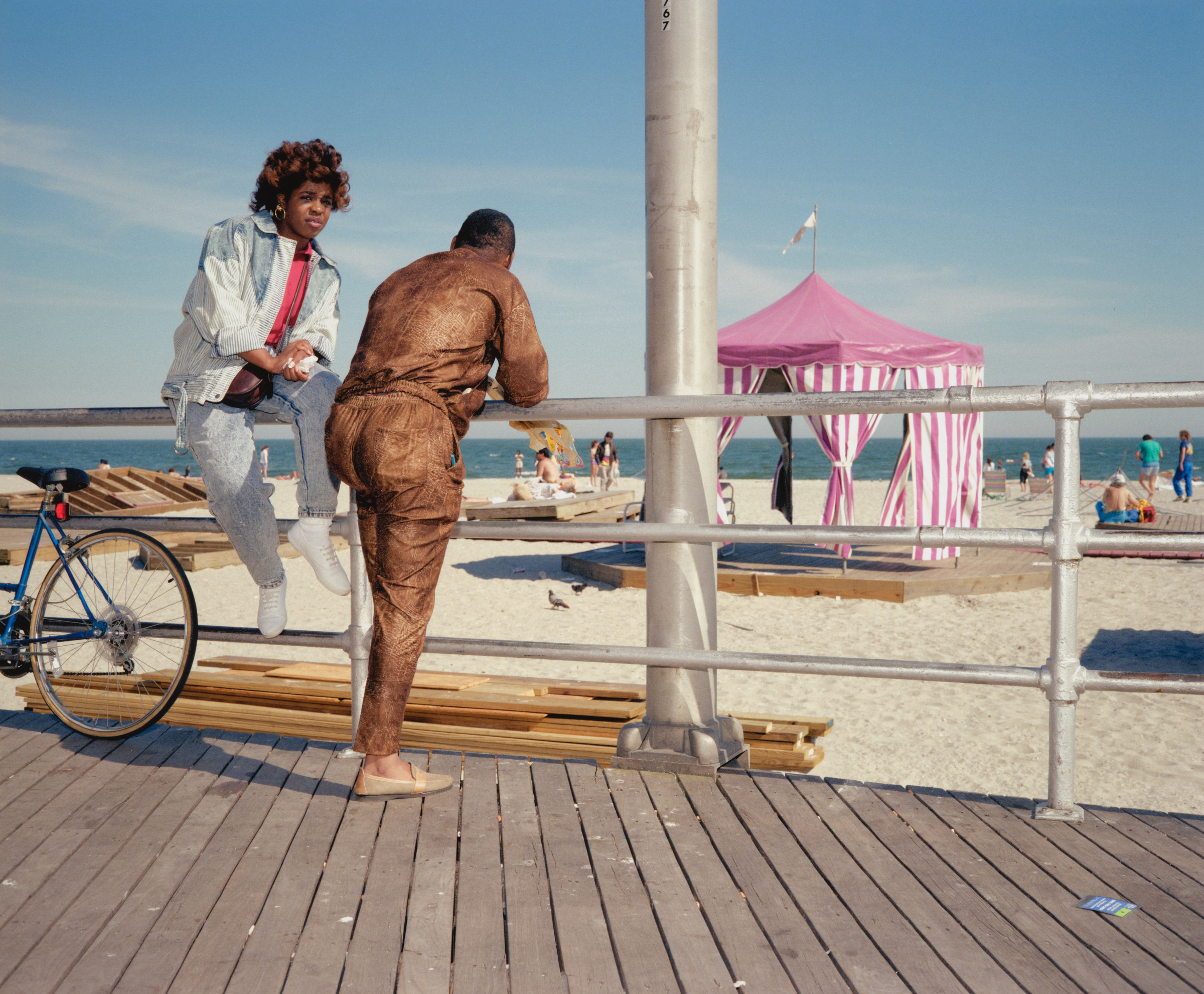 Couple, Leisure Suit, Boardwalk, Atlantic City