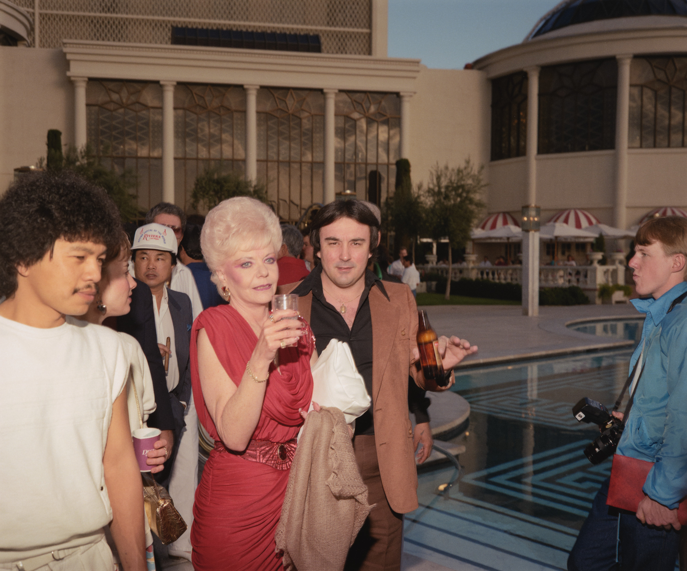 Couple, Caesar’s Palace Pool, Vegas