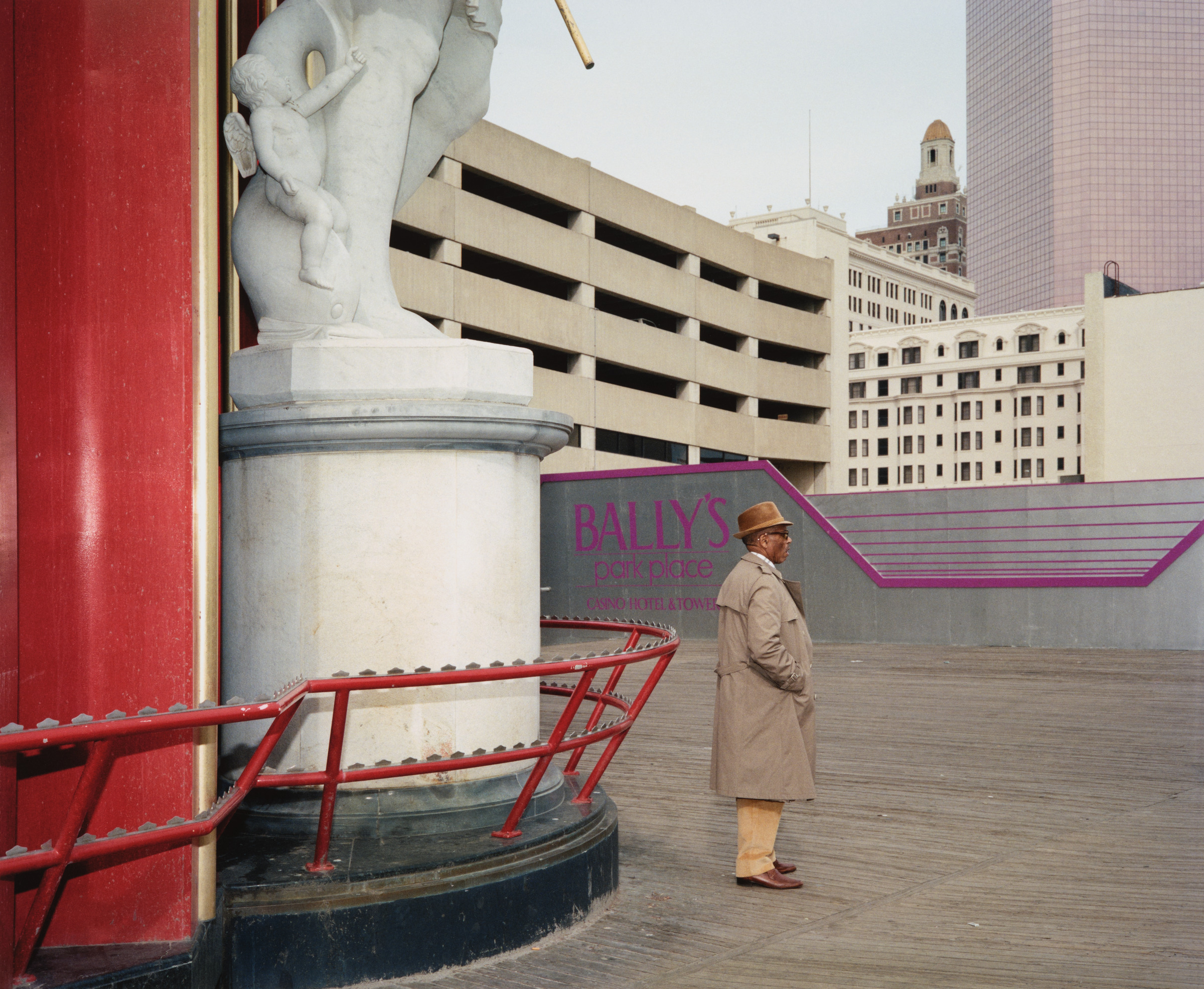 Man in Trench Coat, Atlantic City