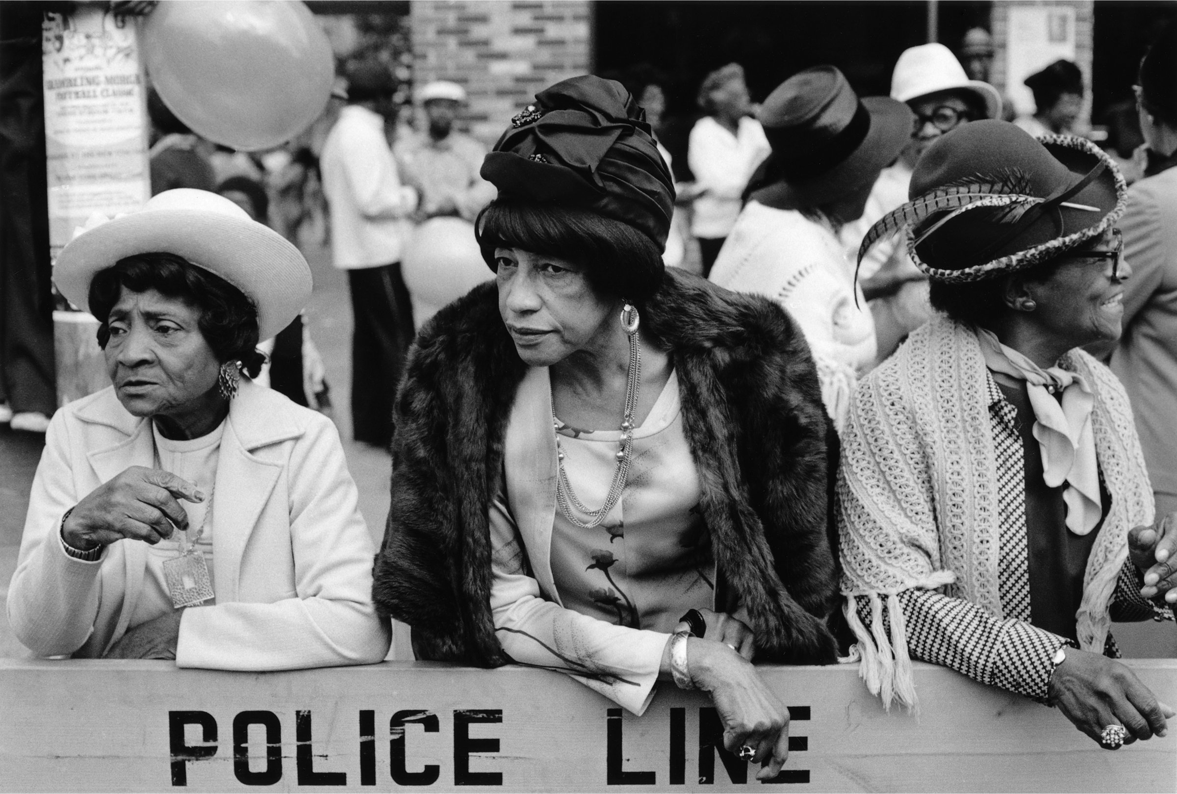 Three Women at a Parade, from the Harlem U.S.A. series