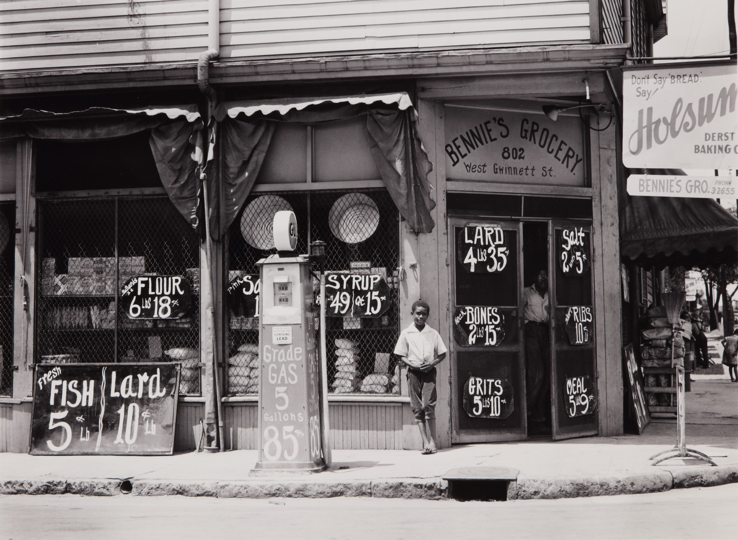 Bennie’s Grocery Store, in Negro Section of Town, Sylvania, GA