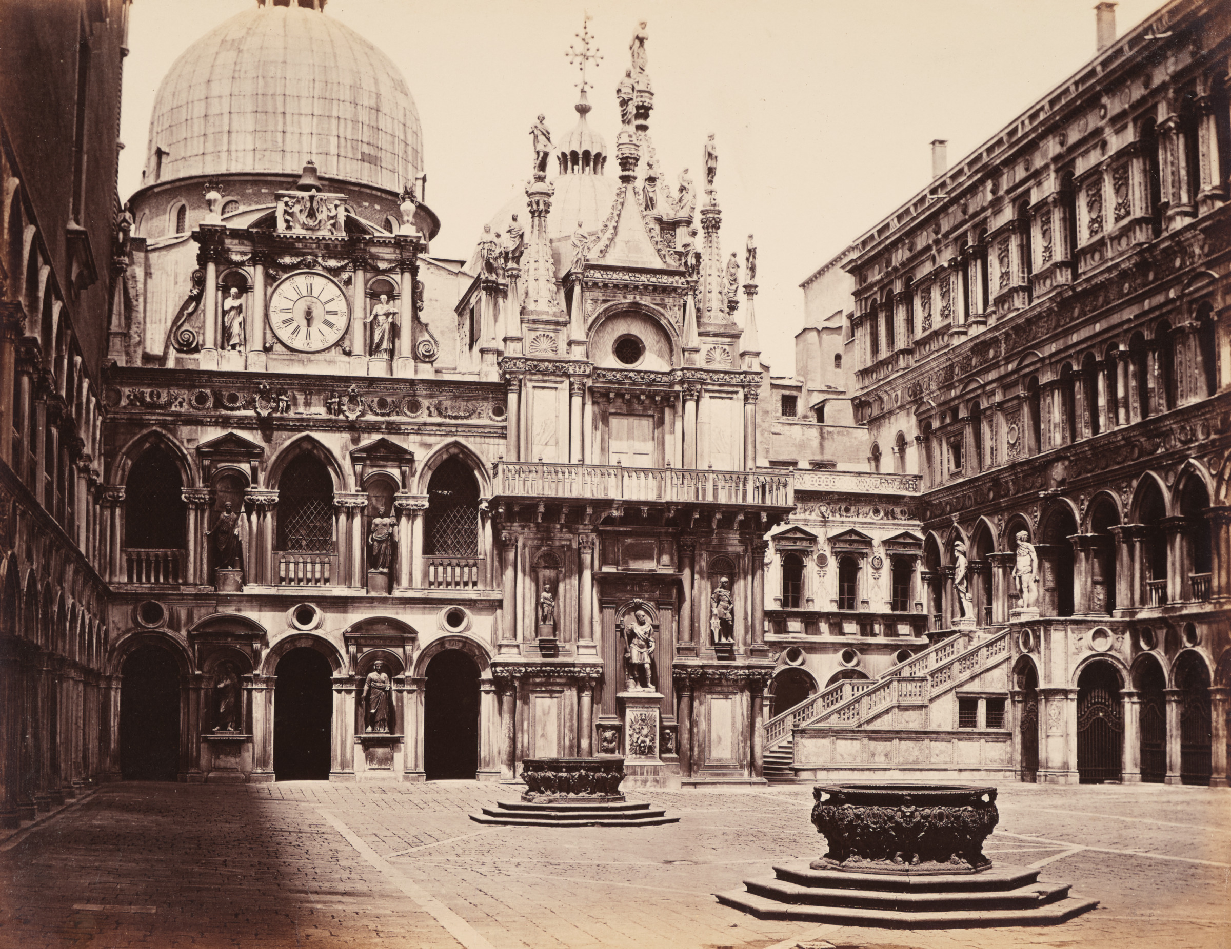 The Courtyard of the Ducal Palace (“La cour du Palais des Doges”), Venice