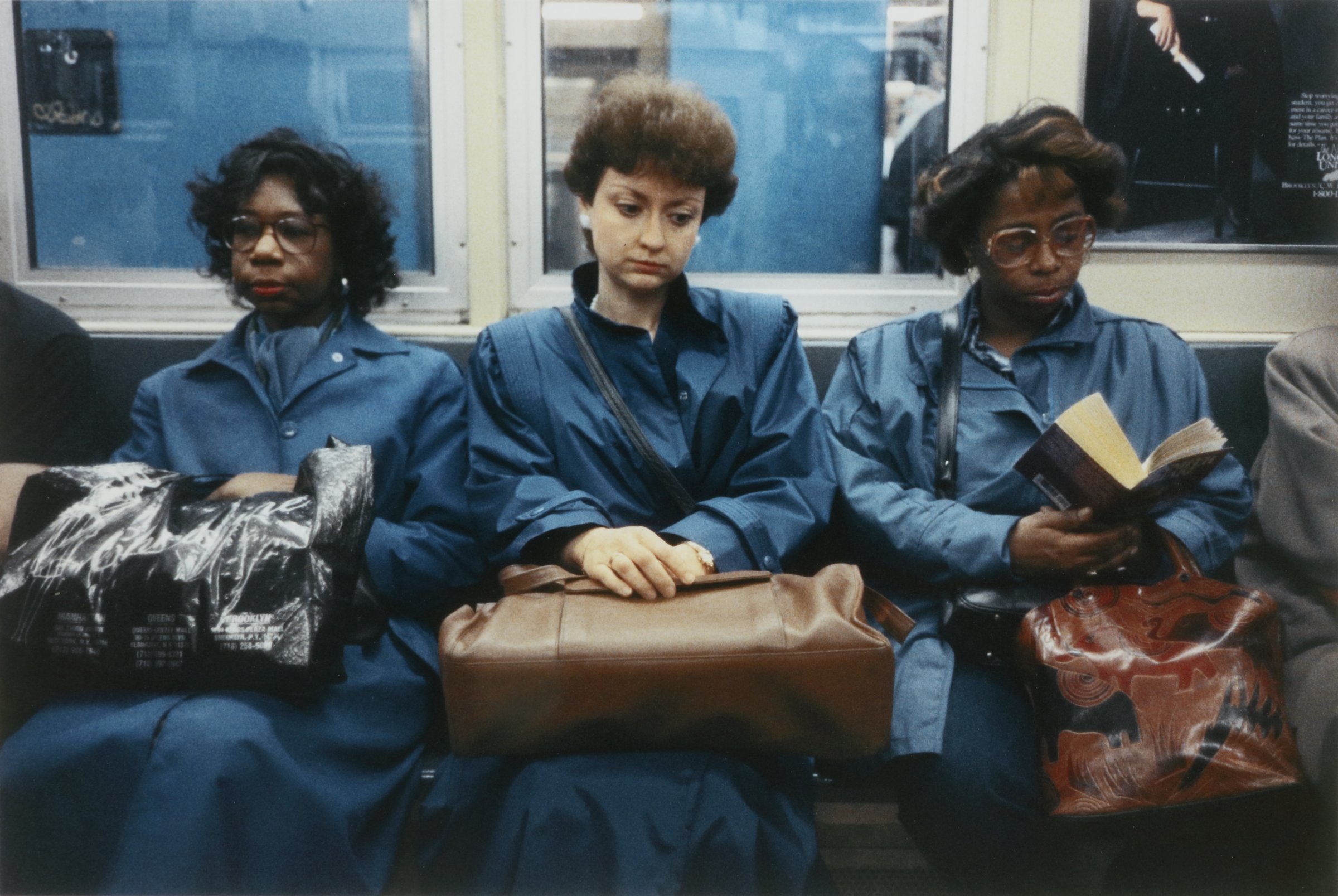Women in Blue Raincoats, Subway, from The Atlantis Portfolio