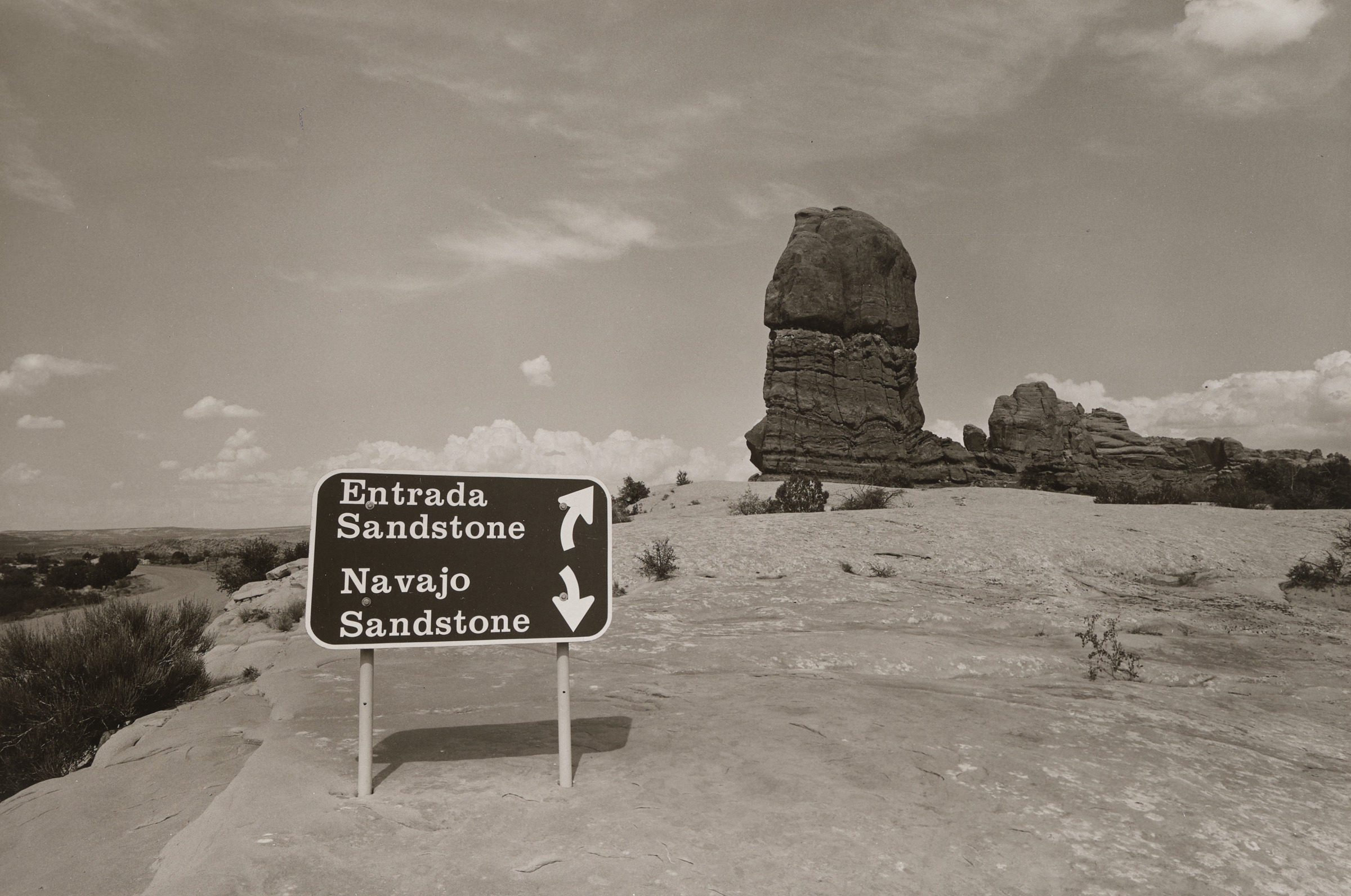 Clarification Sign–Arches National Park Utah