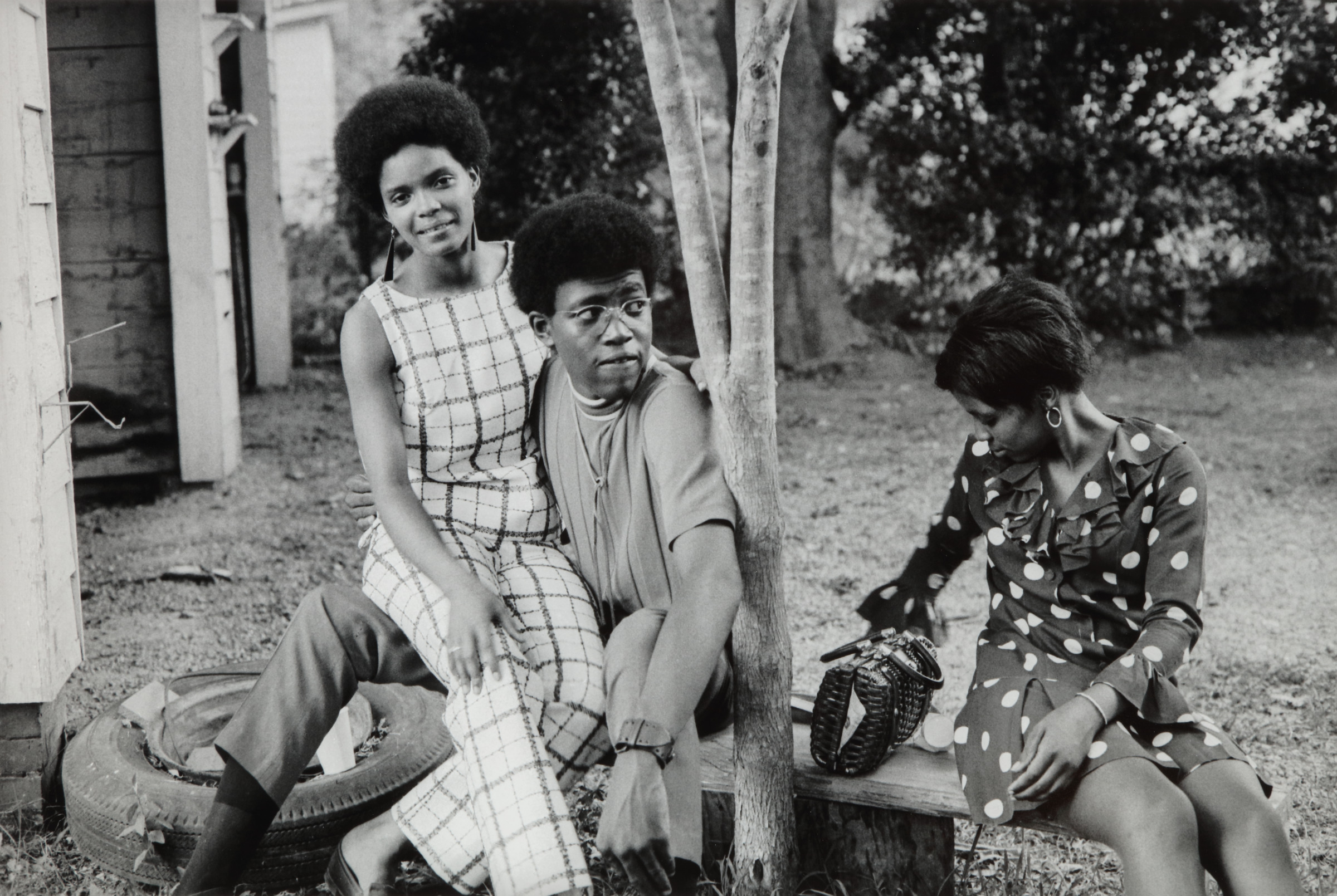 Civil rights activists’ social gathering at the Erwin family farm, Tougaloo, Mississippi