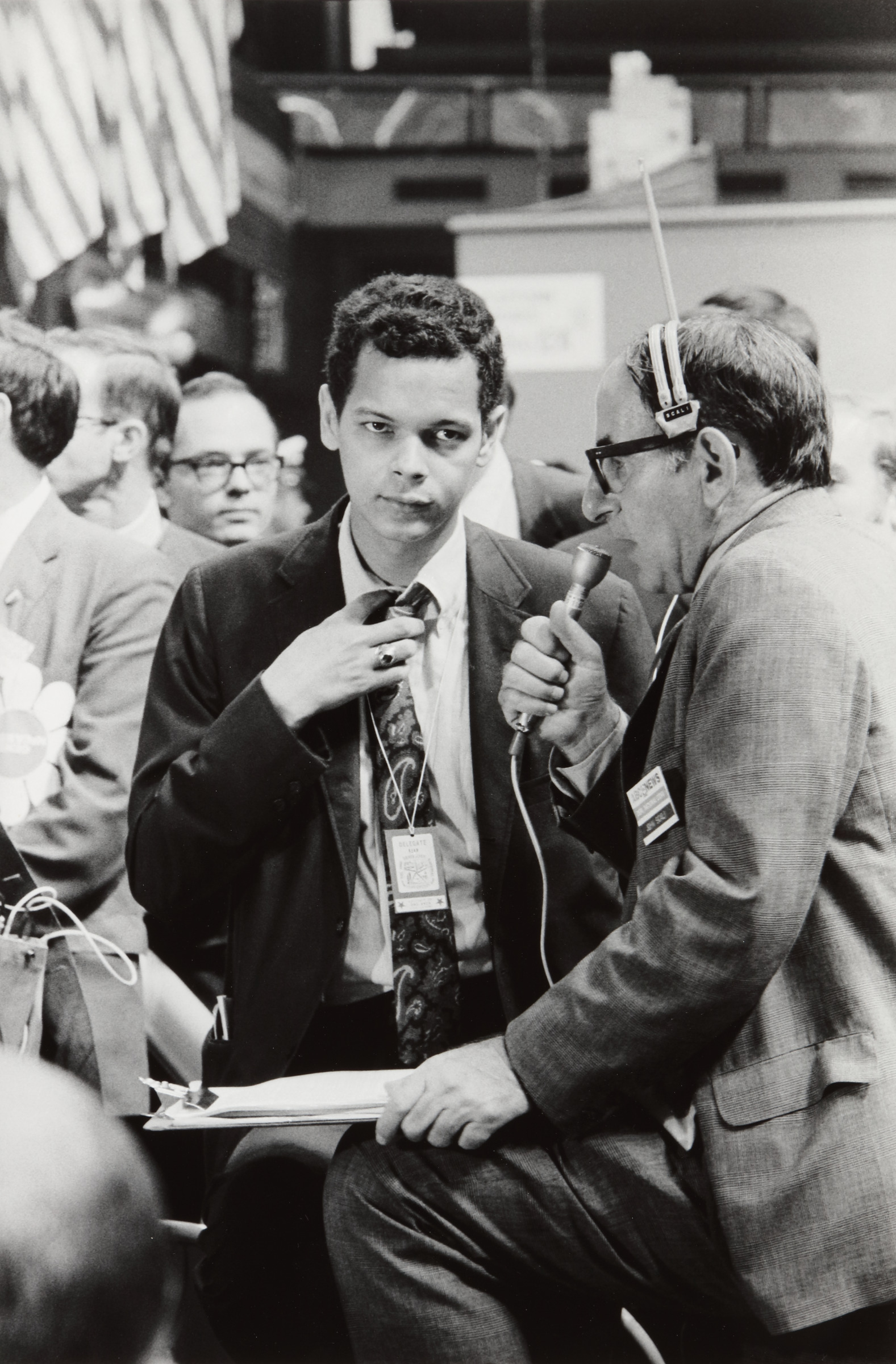 Georgia House representative Julian Bond, National Democratic Convention, Chicago, Illinois
