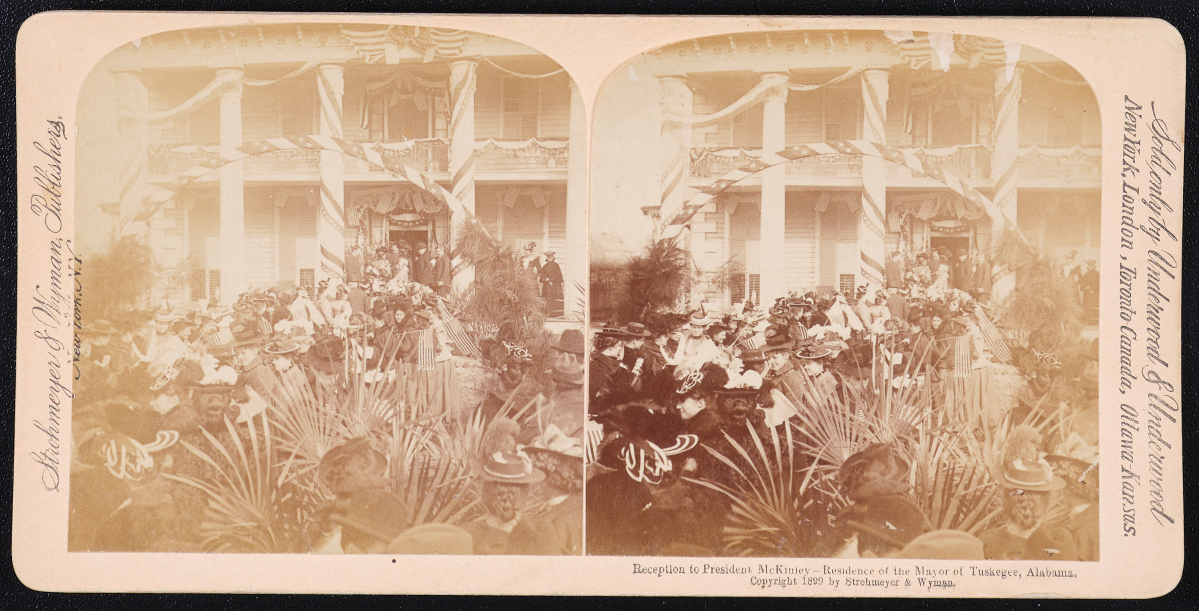 Reception to President McKinley – Residence of the Mayor of Tuskegee, Alabama.