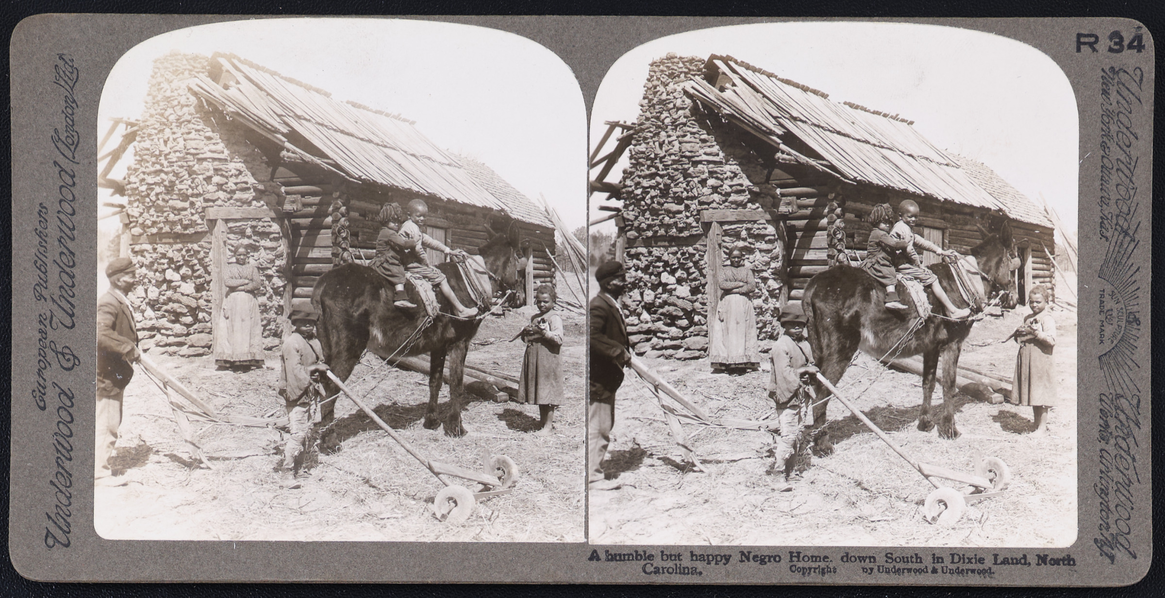 A humble but happy Negro Home, down South in Dixie Land, North Carolina