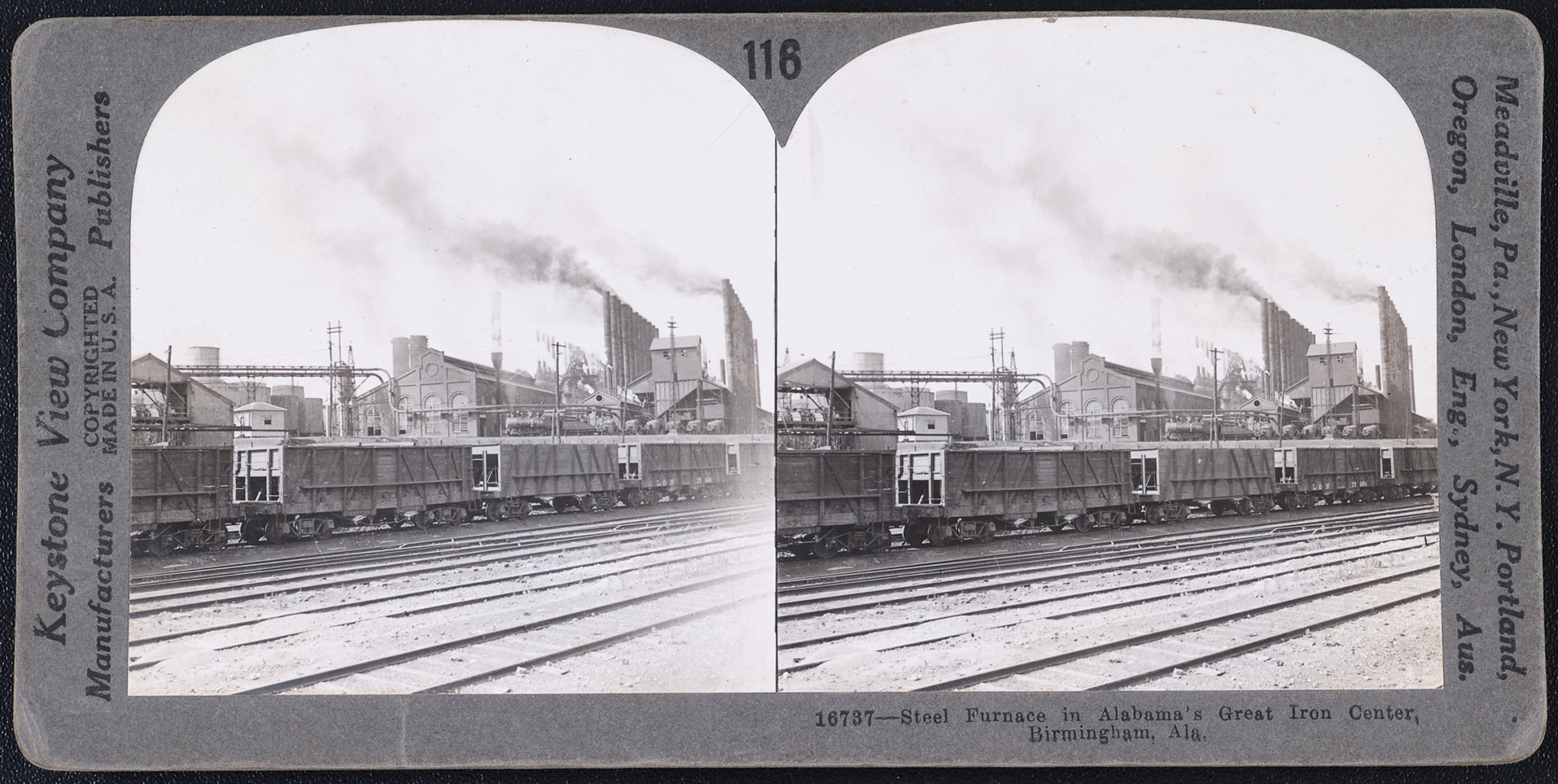 Steel Furnace in Alabama’s Great Iron Center, Birmingham, Ala.