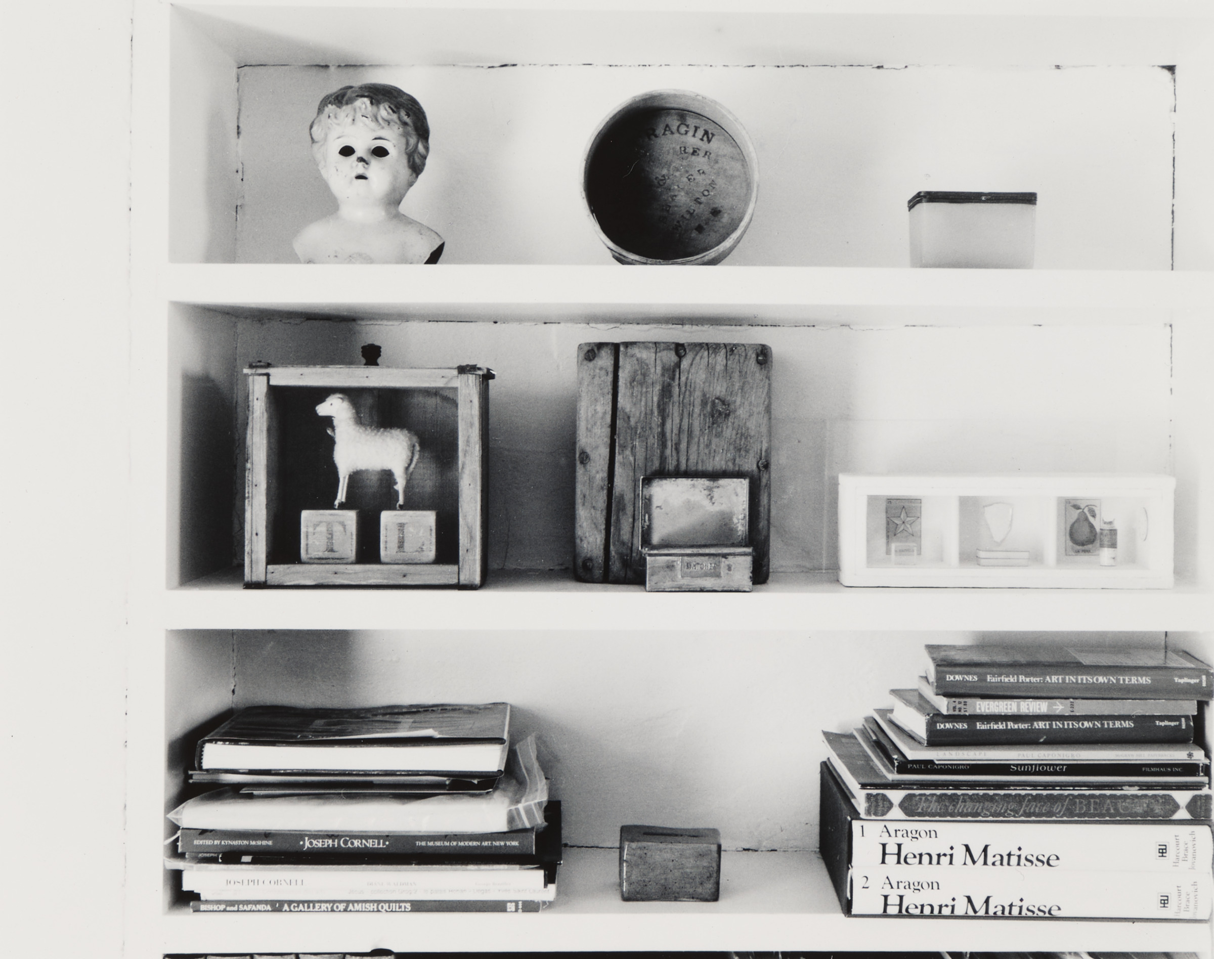Bookcase–Aline Porter’s Studio, Tesque, New Mexico