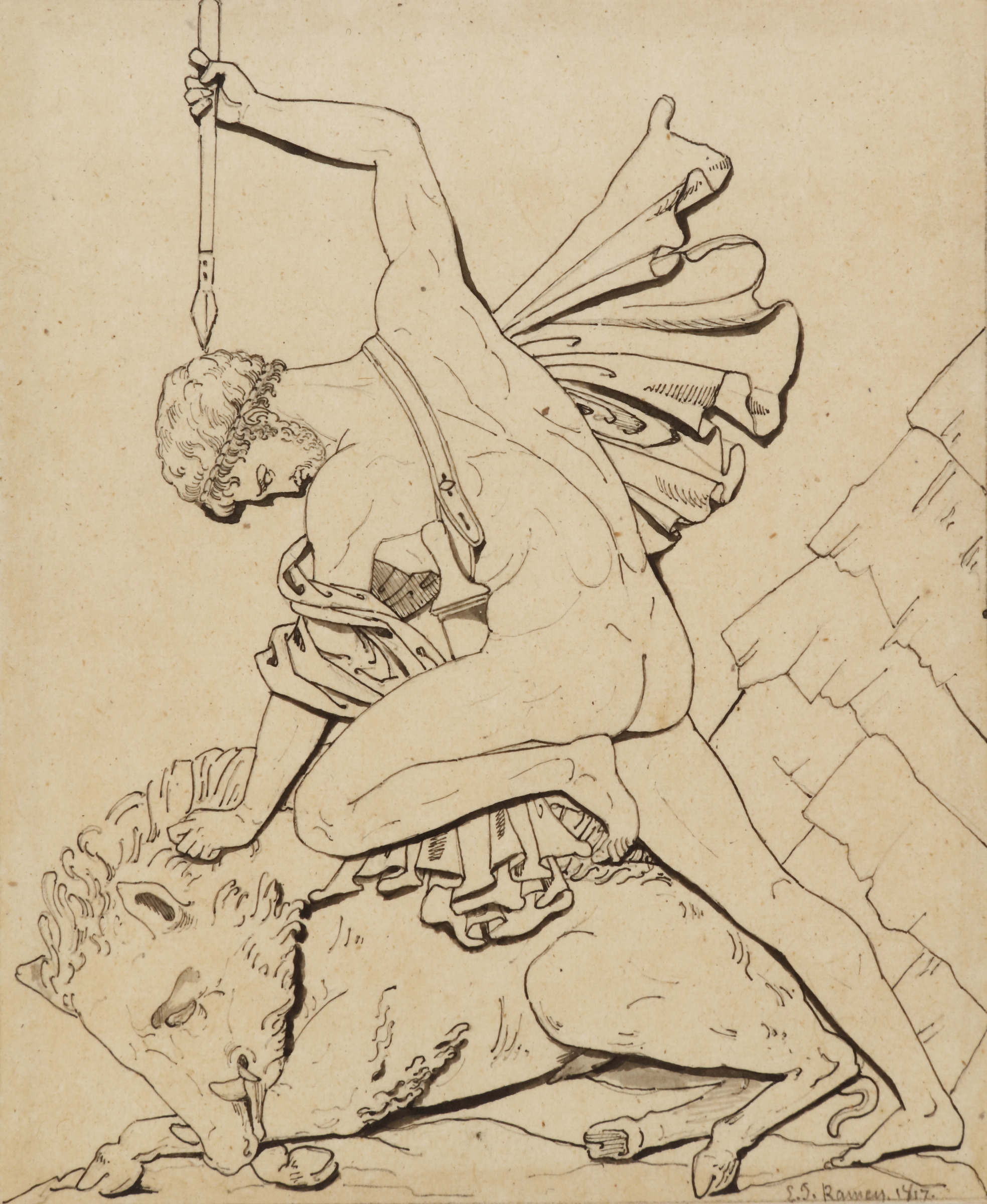 Hercules and the Erymanthian Boar