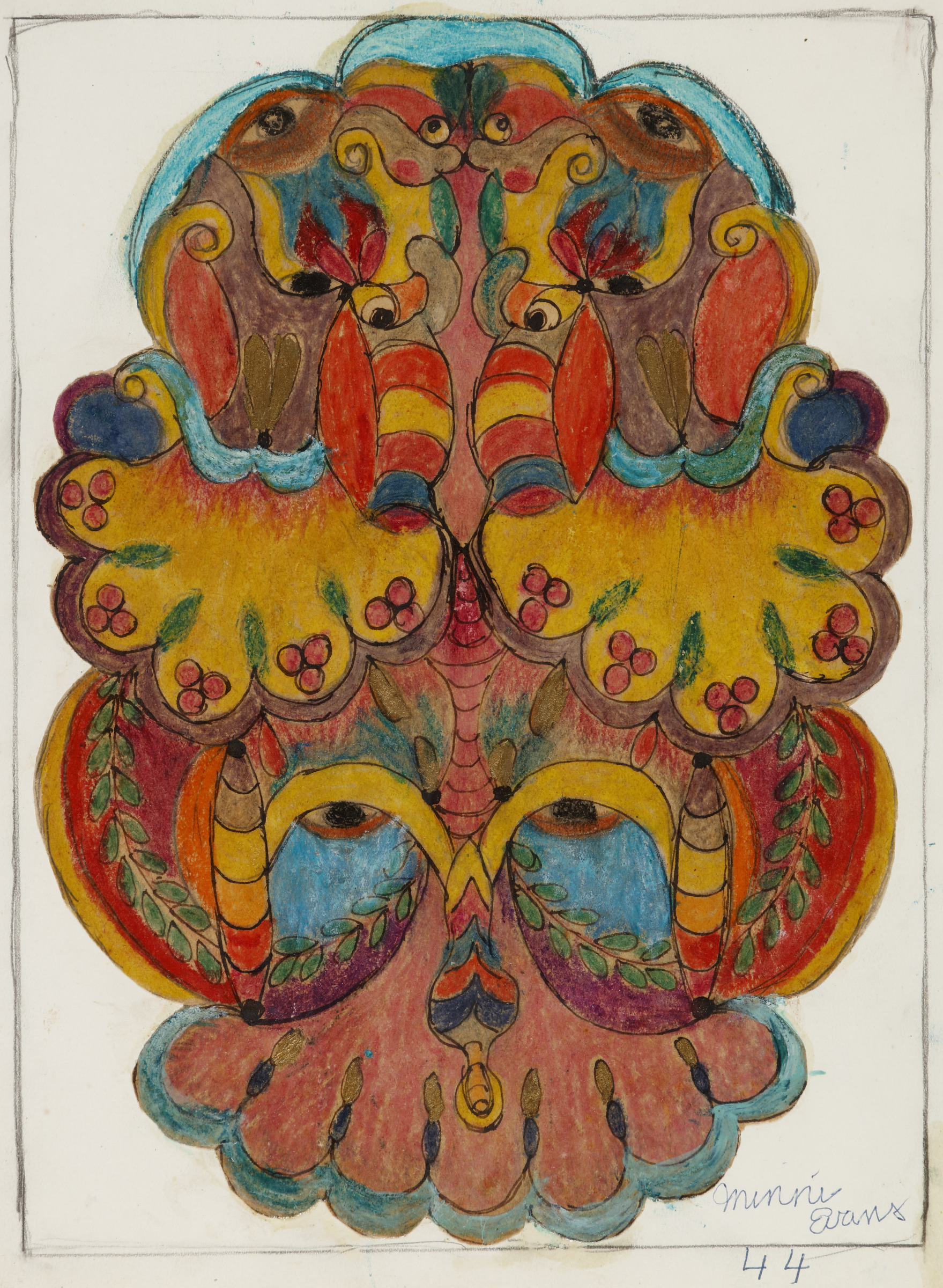 Untitled (Scalloped Forms)