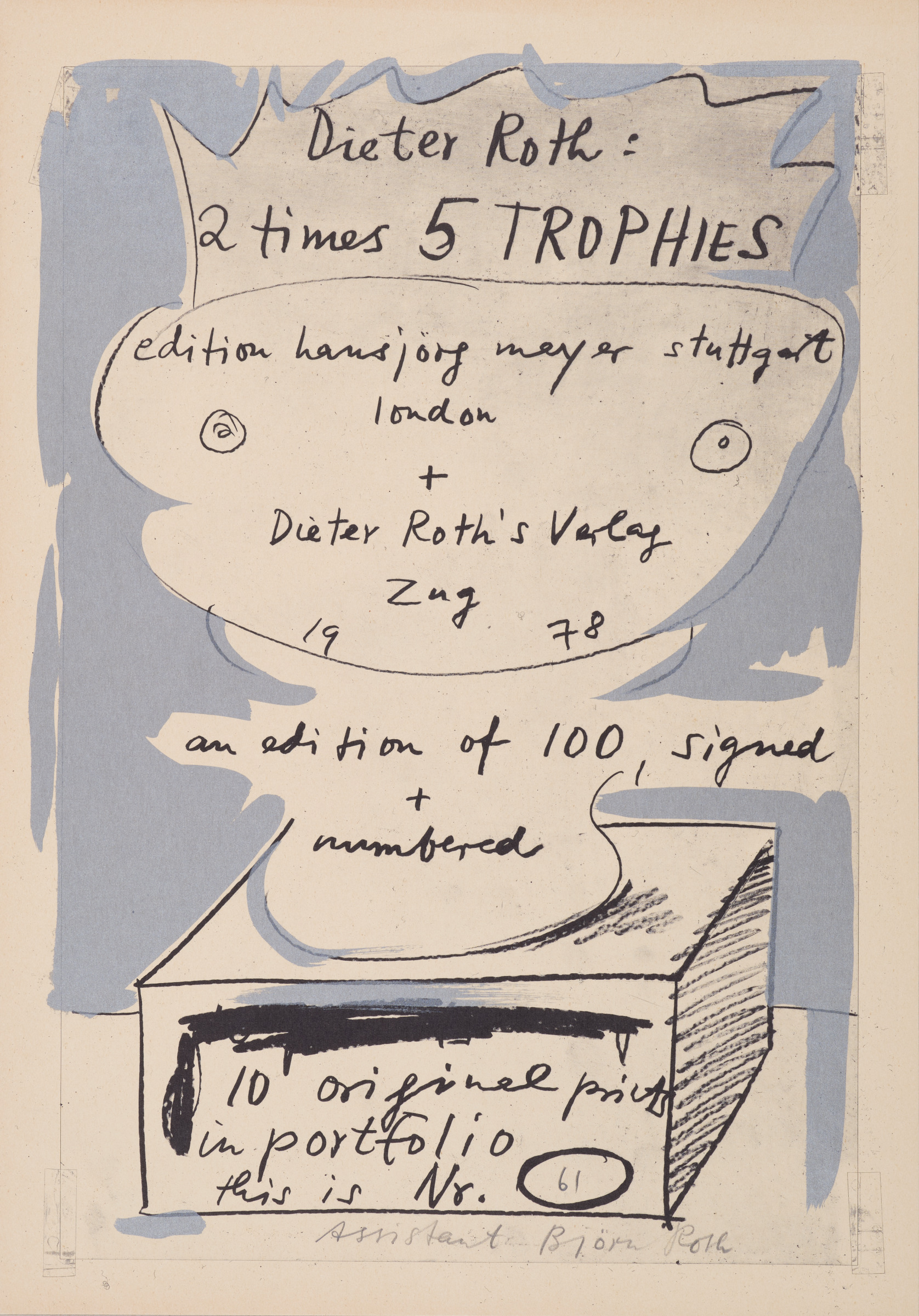 Coversheet from 2 Times 5 Trophies Portfolio